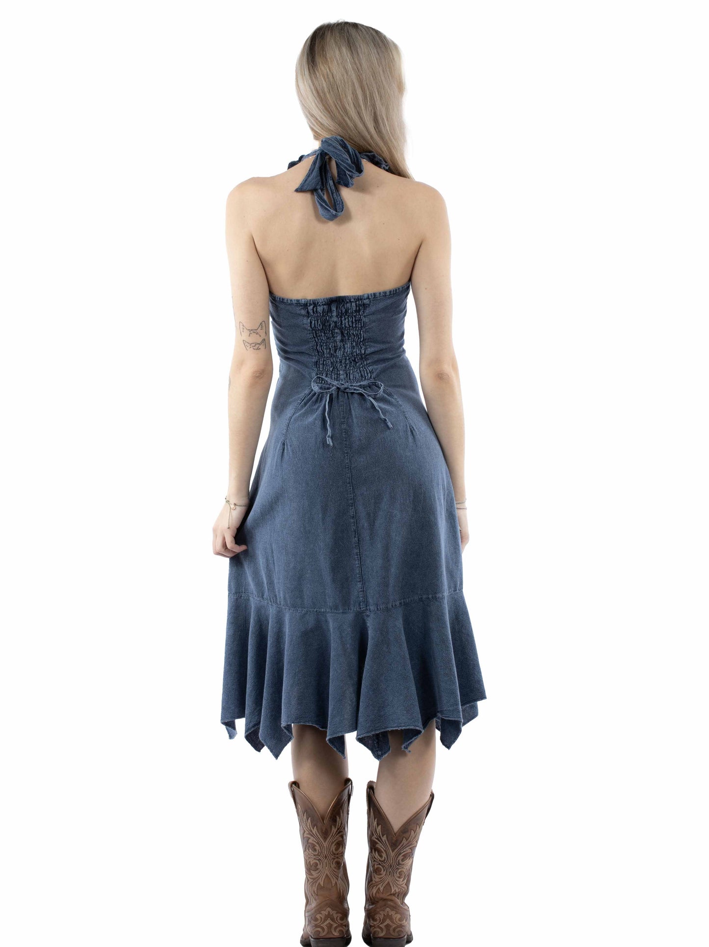 Halter Dress Peruvian Cotton - PSL-054
