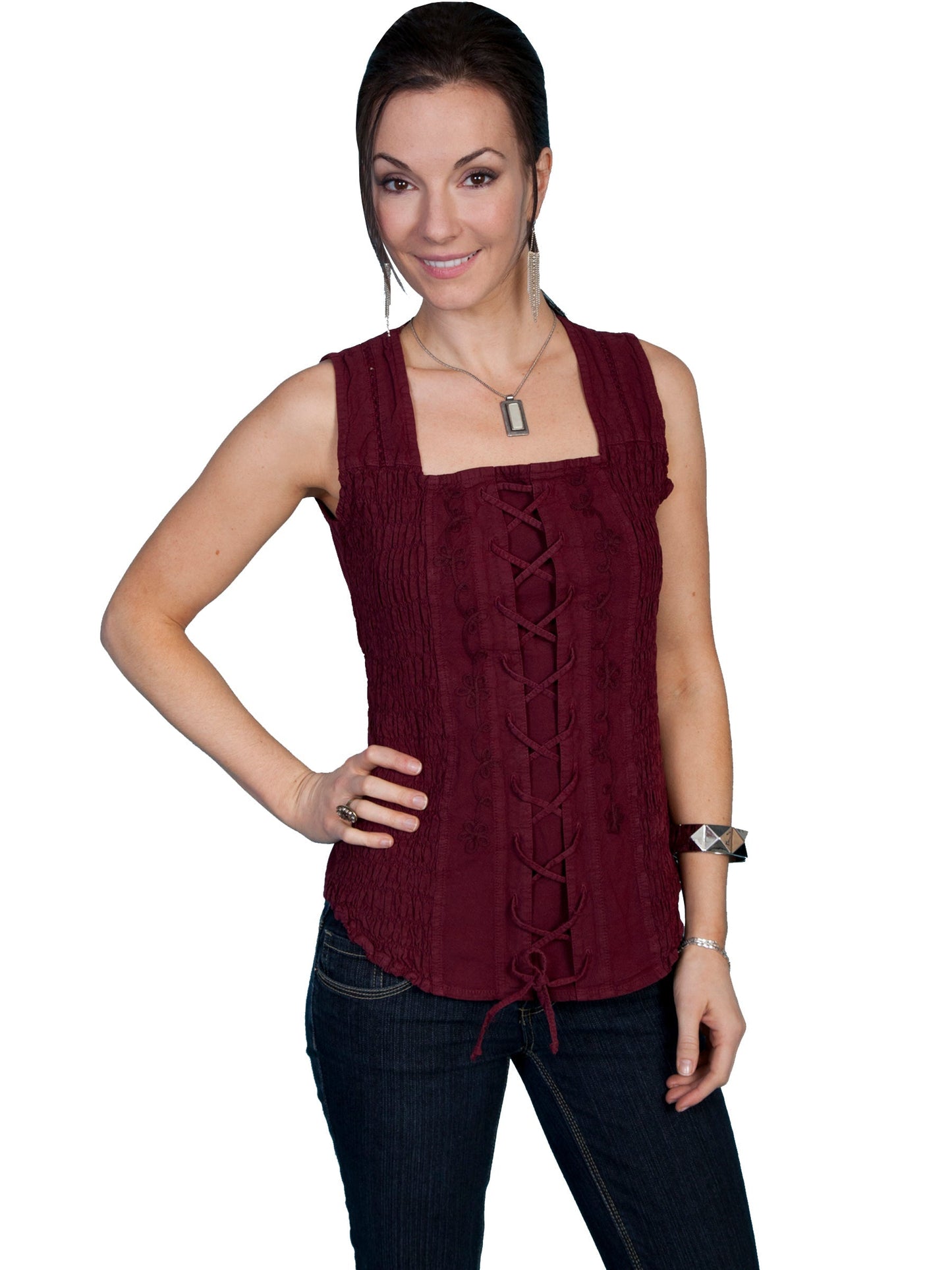 Sleeveless Blouse Peruvian Cotton - PSL-058