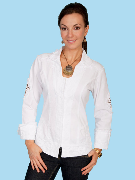 L/s Cut Out Cross W/emb. - PSL-089