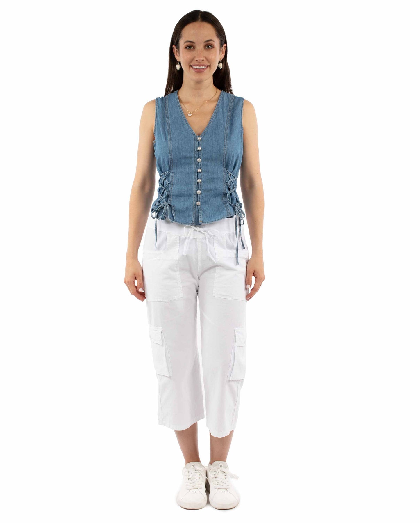 Capri Pant W/front Pockets - PSL-100