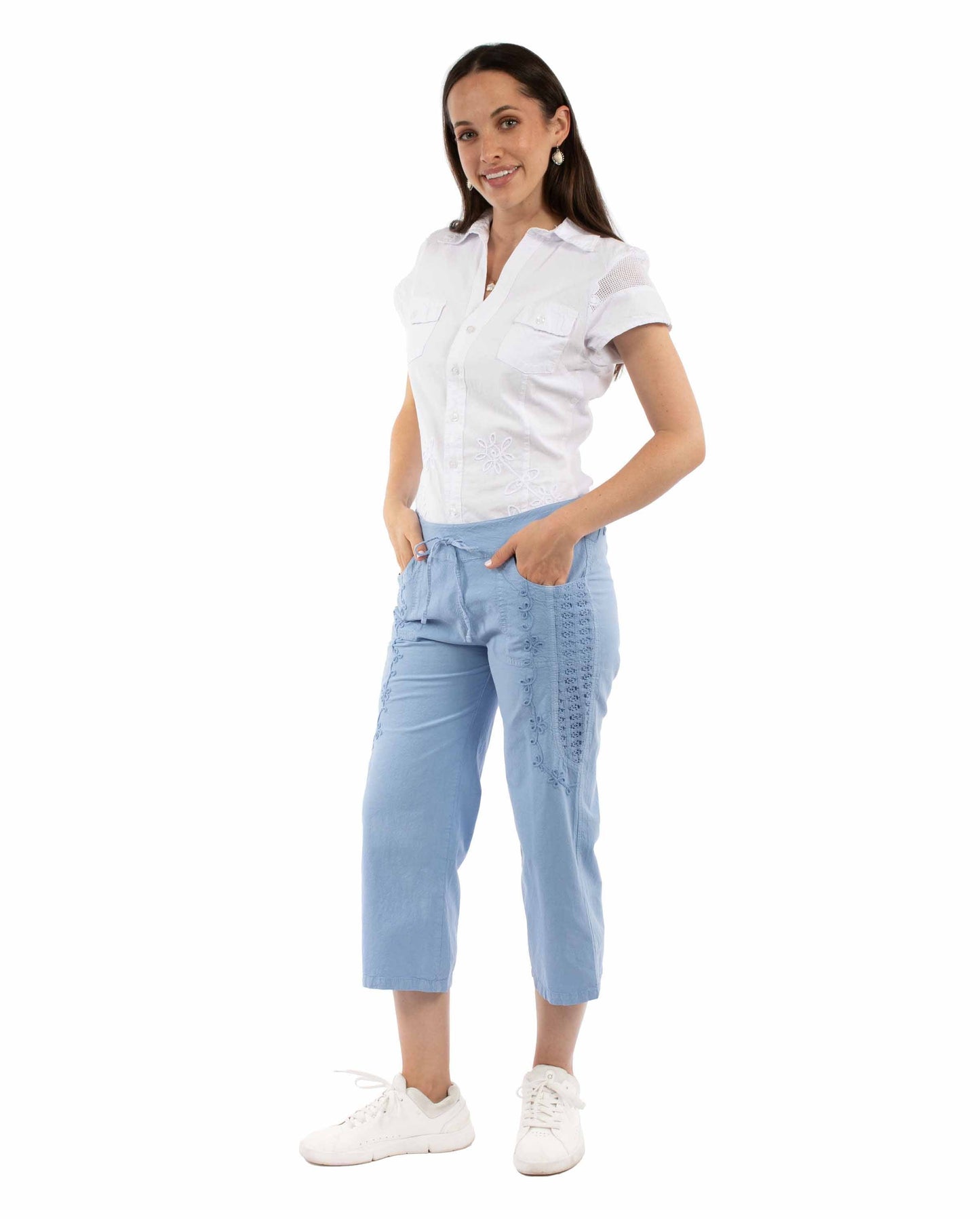 Capri Pant W/drawstring - PSL-101