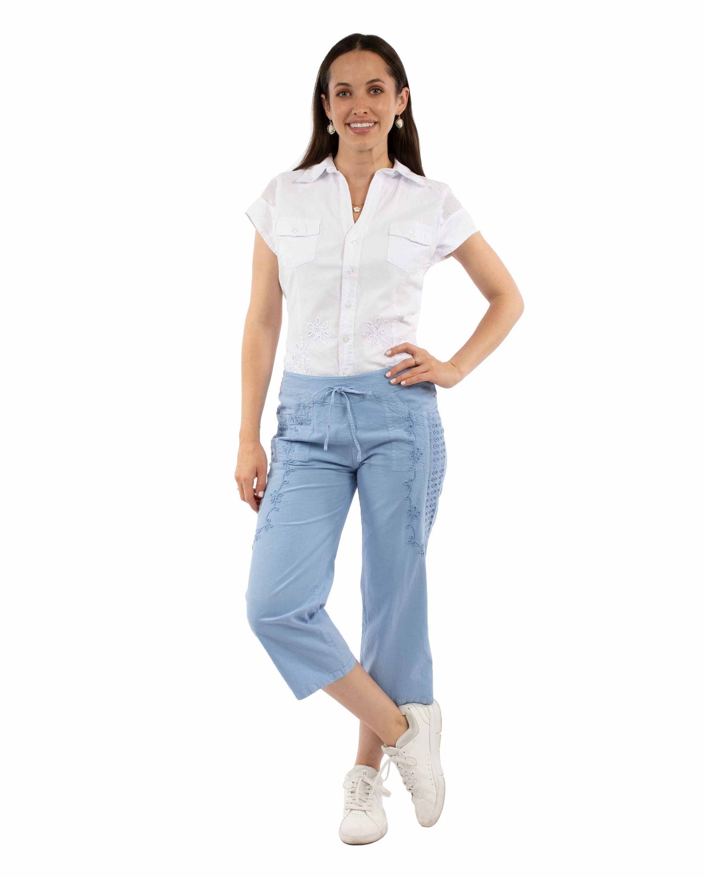 Capri Pant W/drawstring - PSL-101