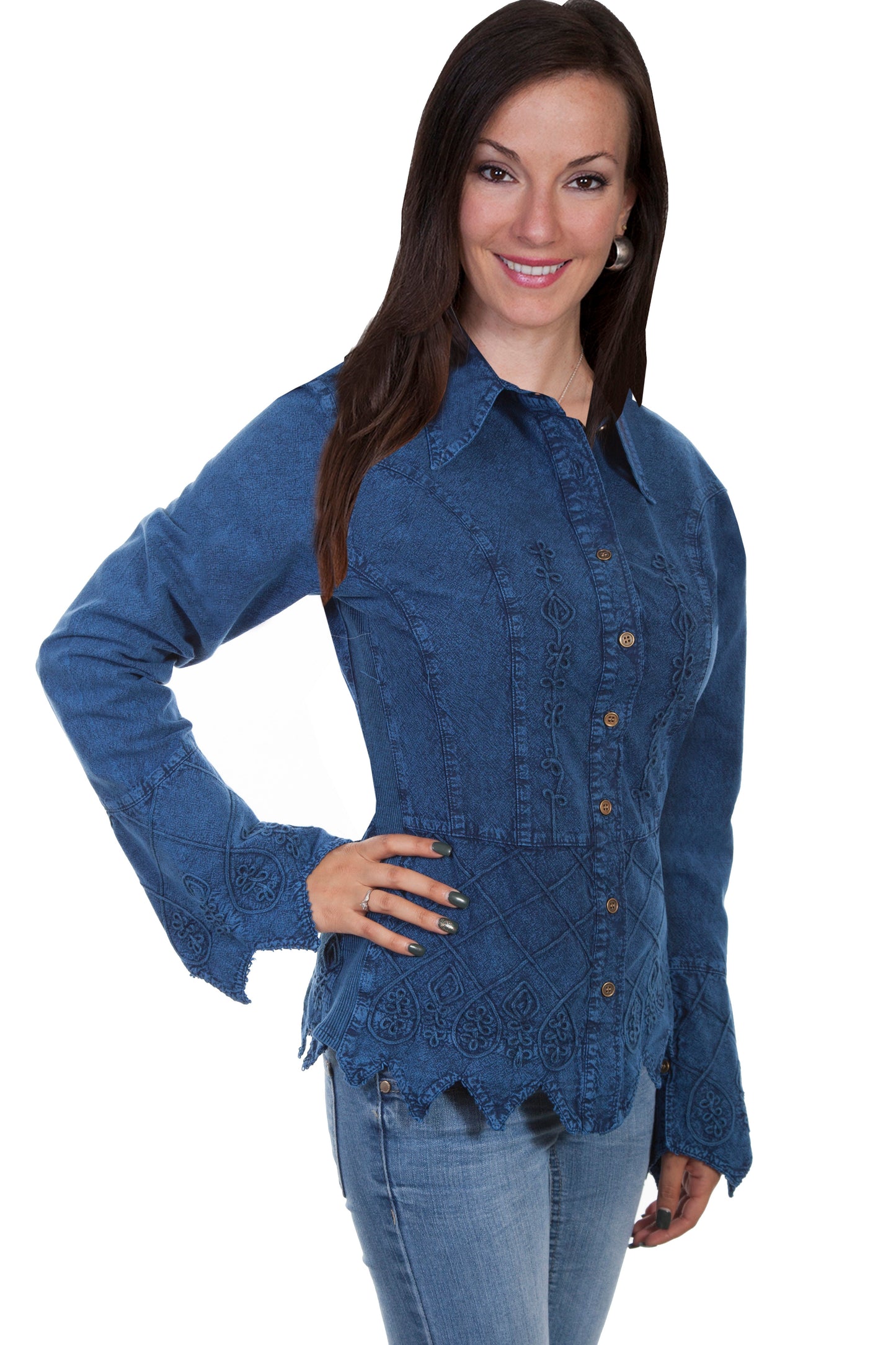L/s Collar Blouse - PSL-119