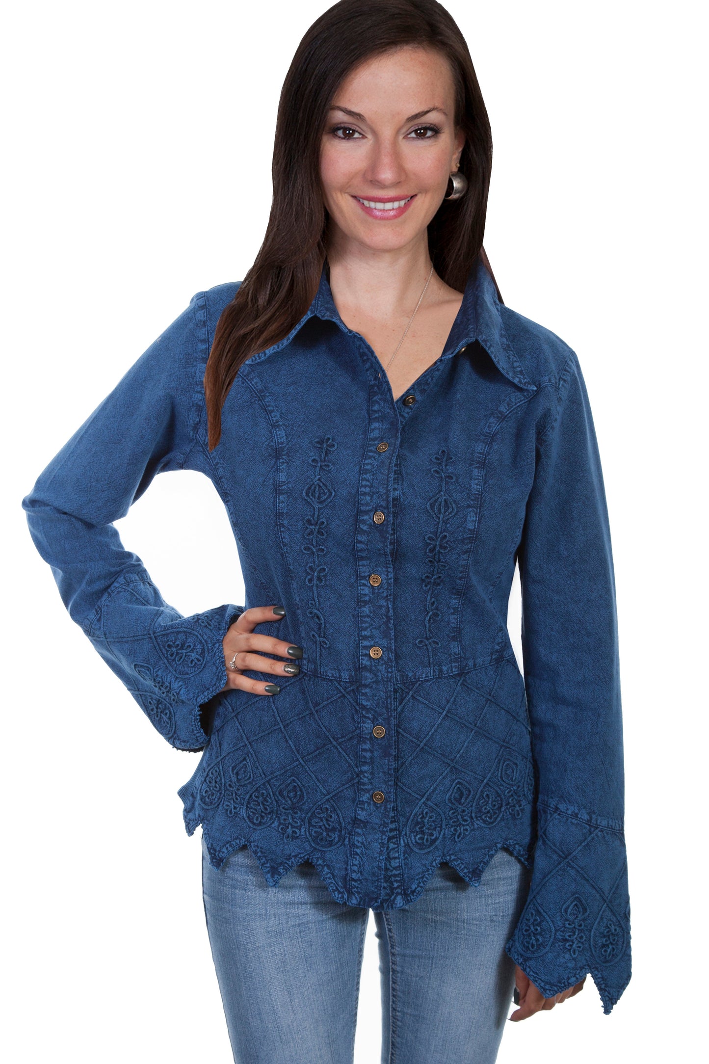 L/s Collar Blouse - PSL-119