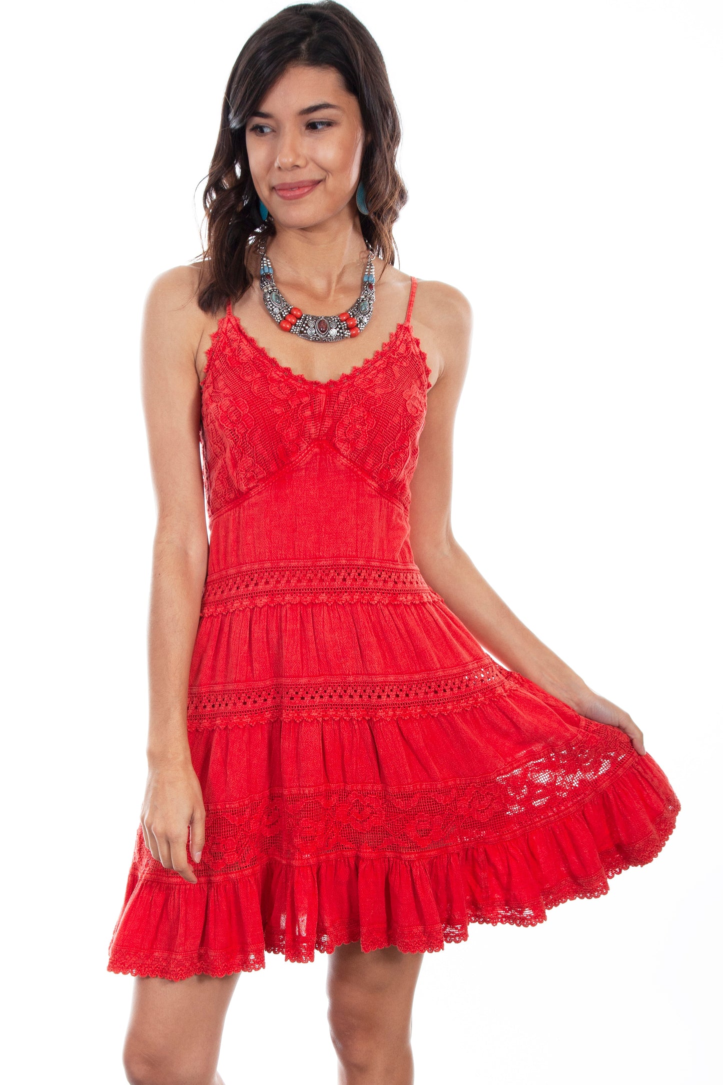 Dress W/spaghetti Straps - PSL-173