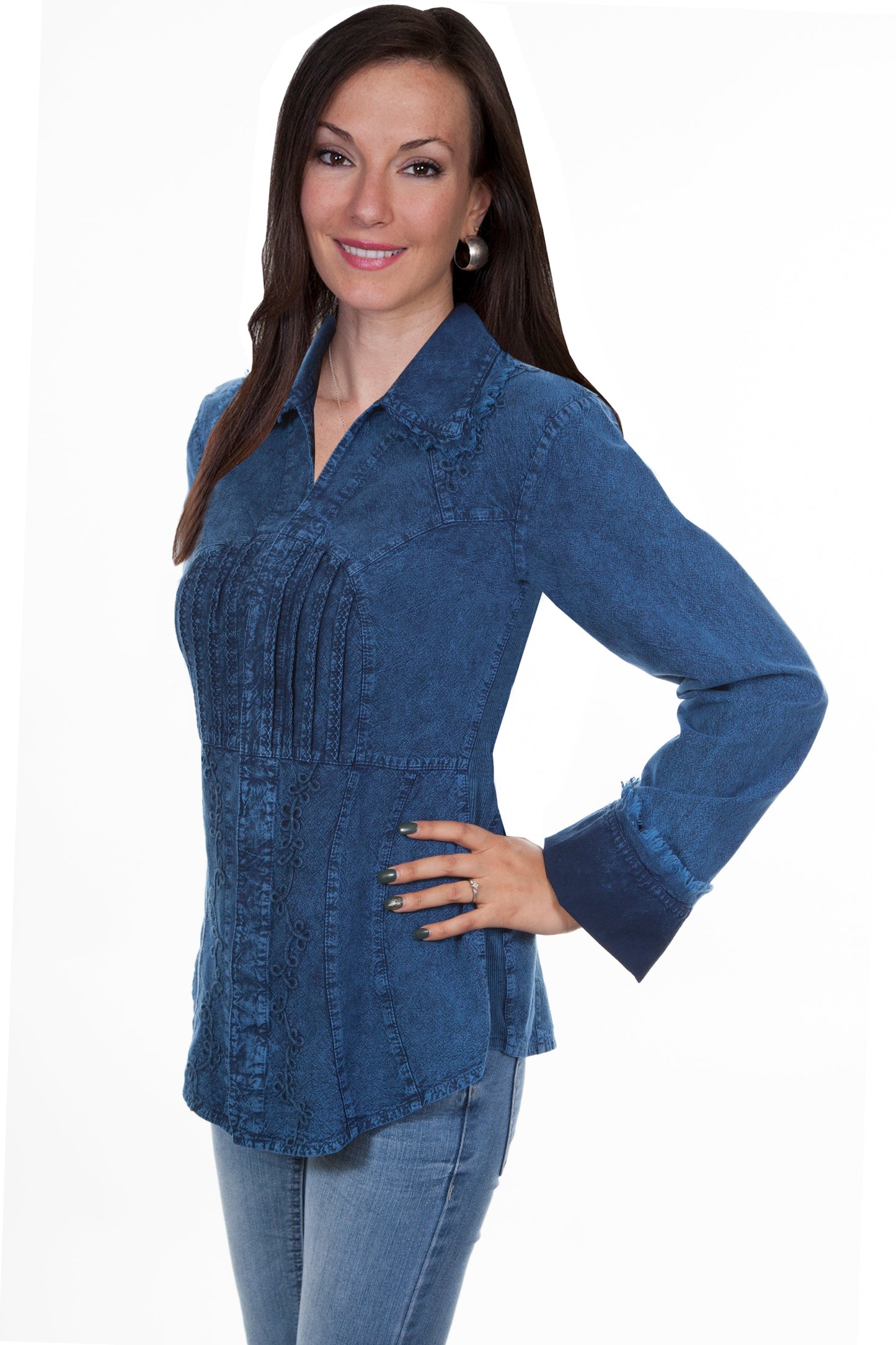 L/s Collar Blouse - PSL-186
