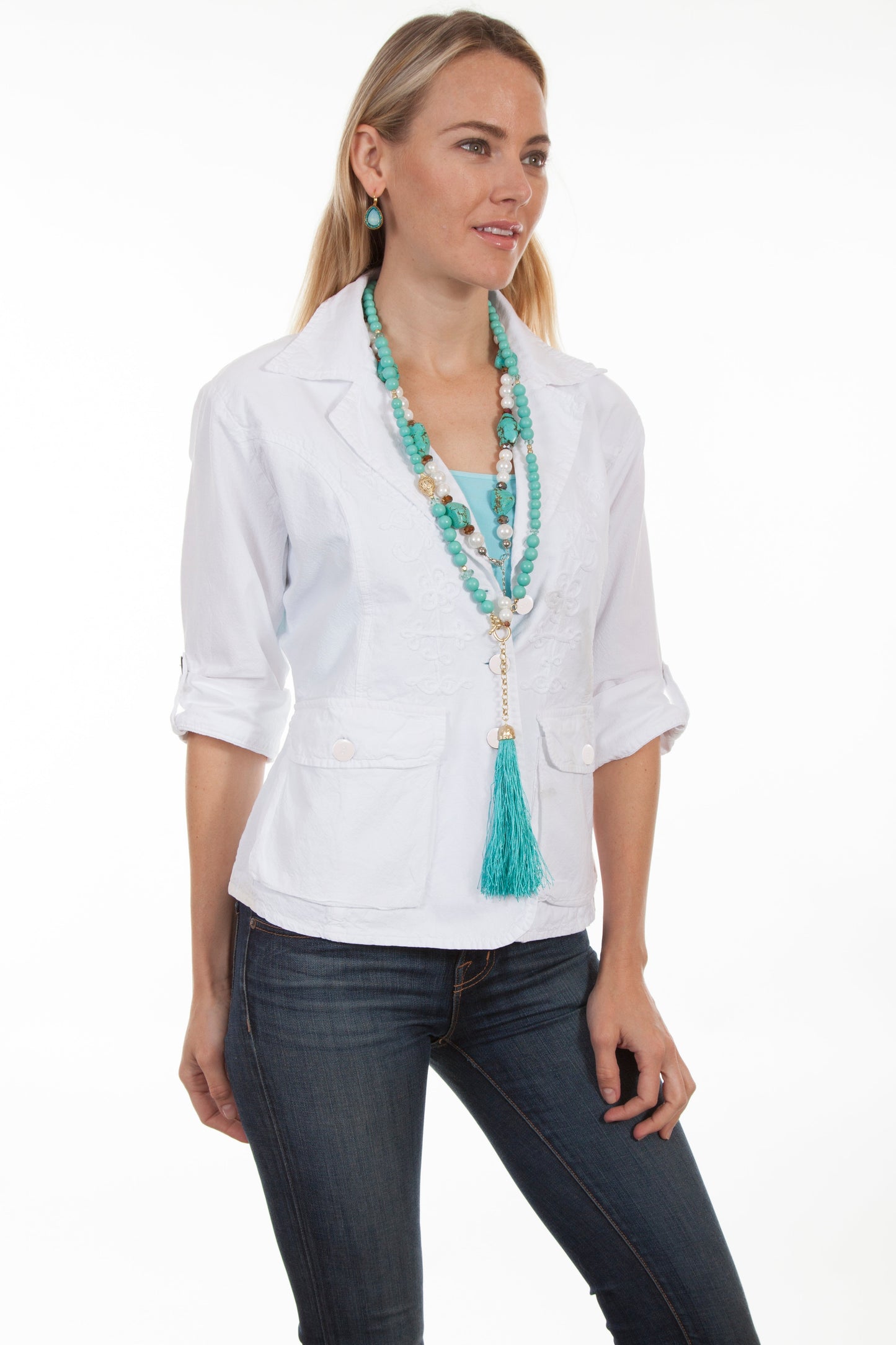 Cotton Jacket W/roll Sleeves - PSL-191