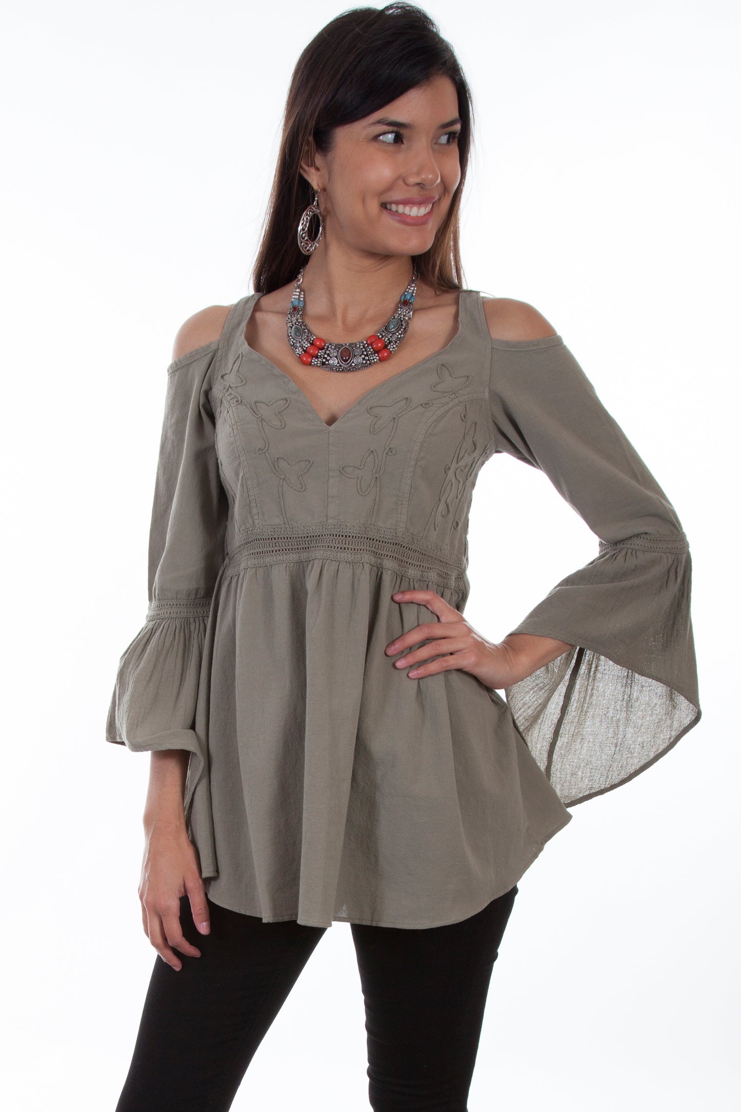 Cold Shoulder Tunic - PSL-232