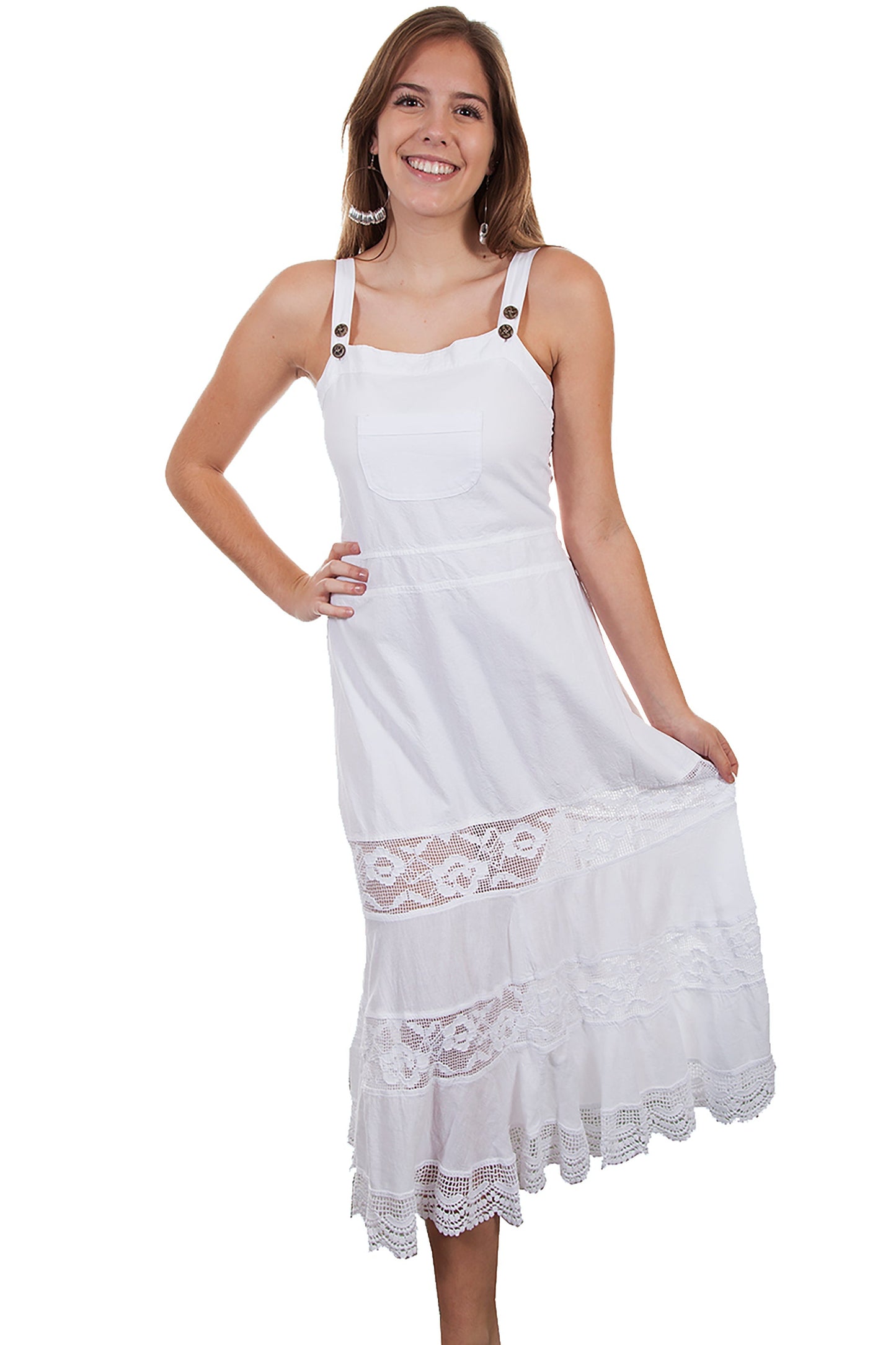 Front Pocket Long Dress - PSL-236