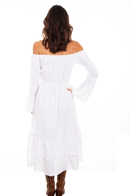 Scoop Neck L/s Long Dress - PSL-249