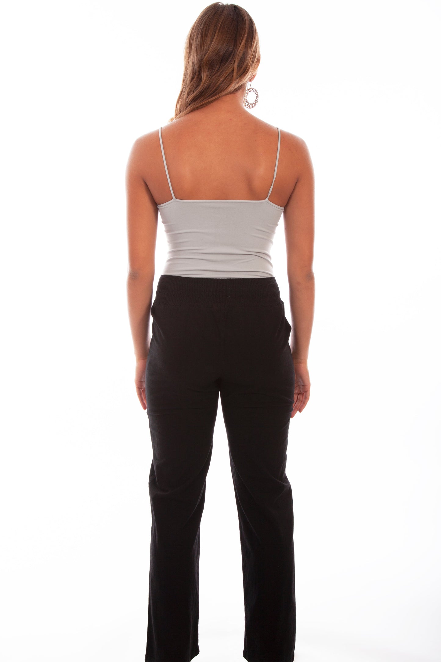 Elastic Waist Crochet Front Pant - PSL-250