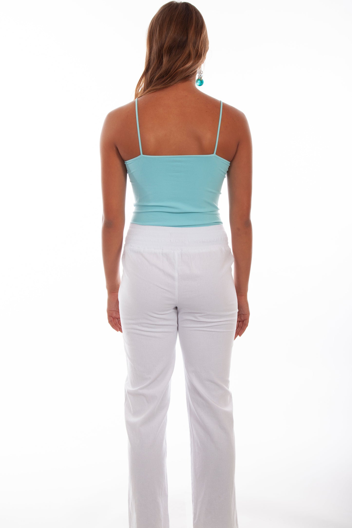 Elastic Waist Crochet Front Pant - PSL-250