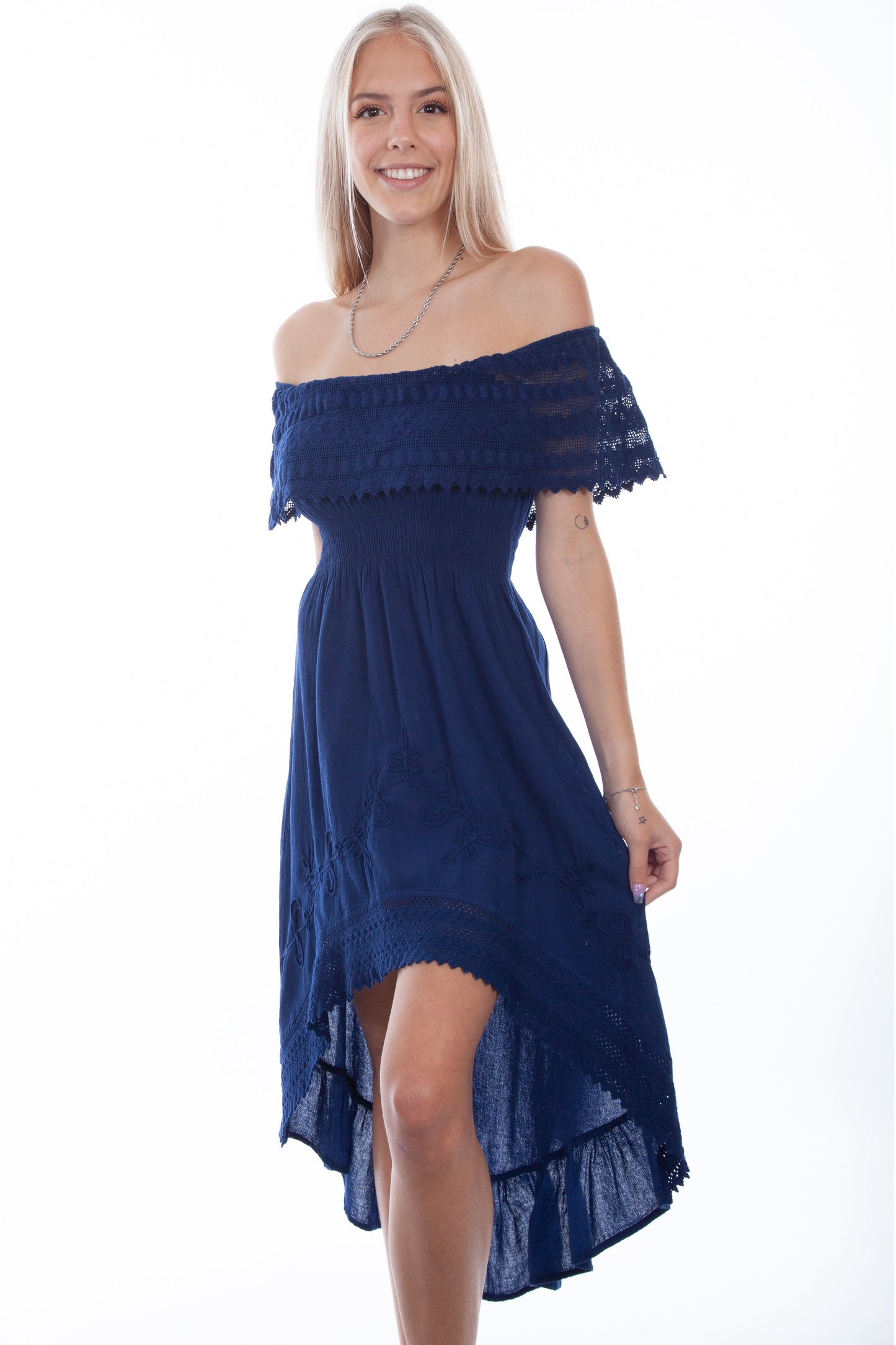 Off Shoulder Hi/lo Dress - PSL-266