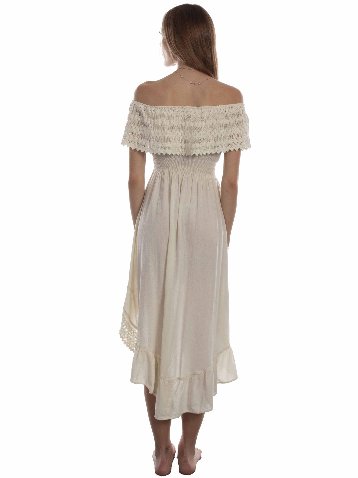 Off Shoulder Hi/lo Dress - PSL-266