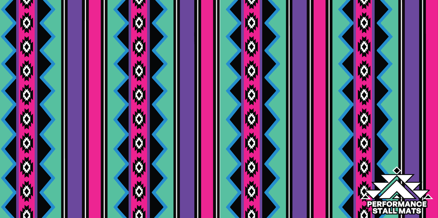 PRE ORDER Portable Stall Mat Rodeo Retro-5x10