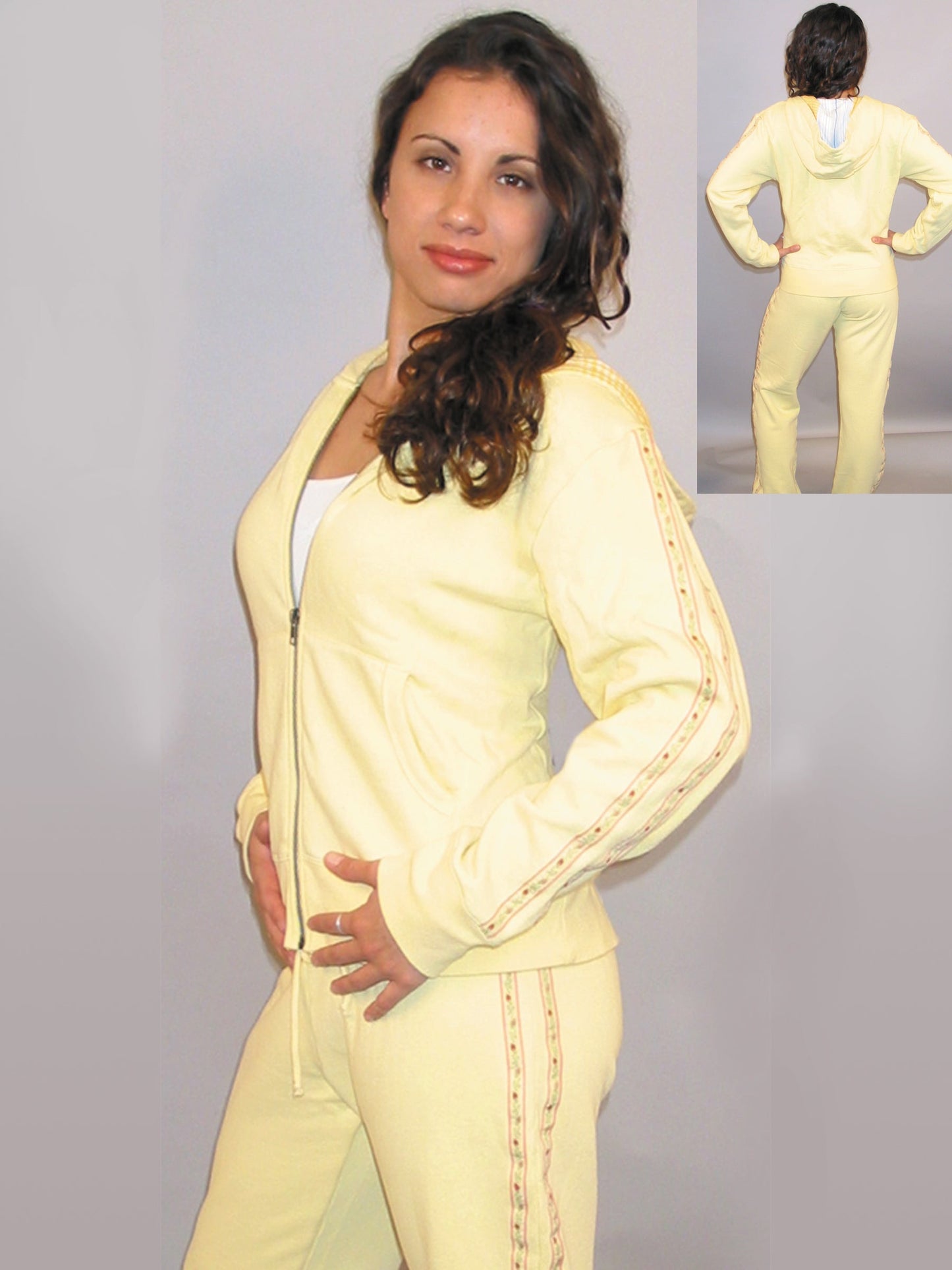 Floral Ribbon Hoodie - PSW-006