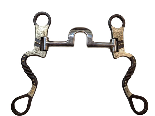 Cactus Saddlery Ported Correction Bit with Engraved Cheeks