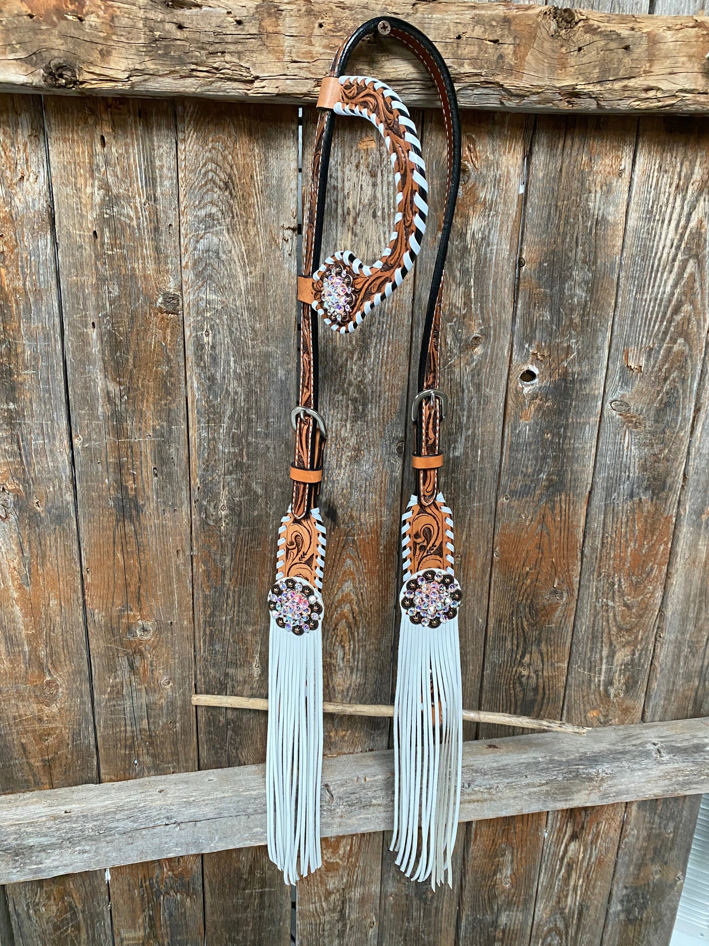 Whipstitch AB Browband/One Ear Tack Set with Wither Strap  #BBBC458