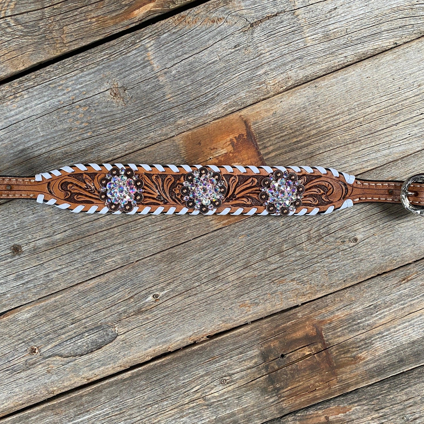 Whipstitch AB Browband/One Ear Tack Set with Wither Strap  #BBBC458