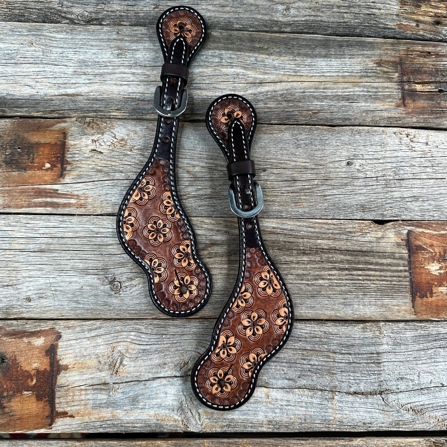 Flower Power Spur Straps