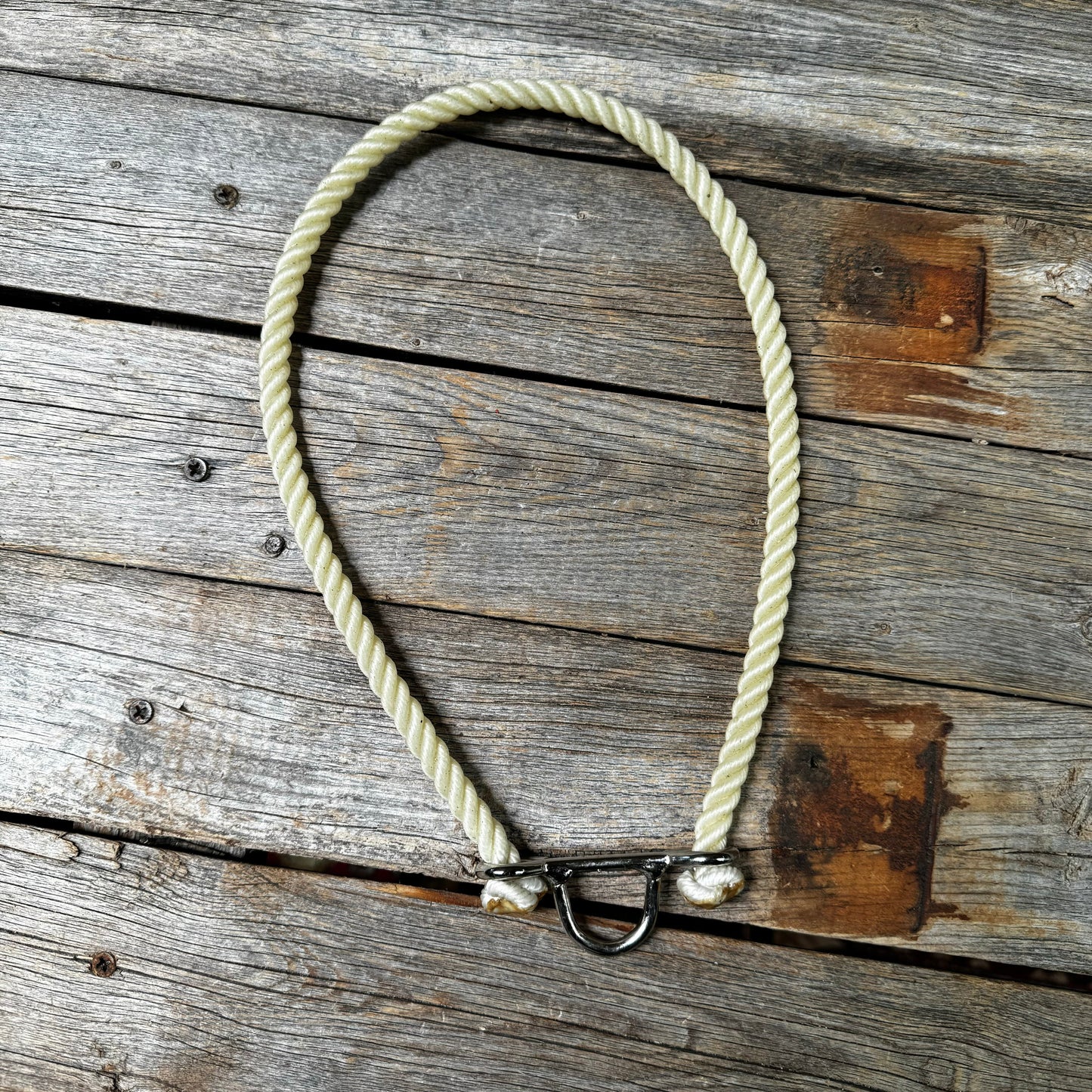 Natural Waxed Lariat Noseband