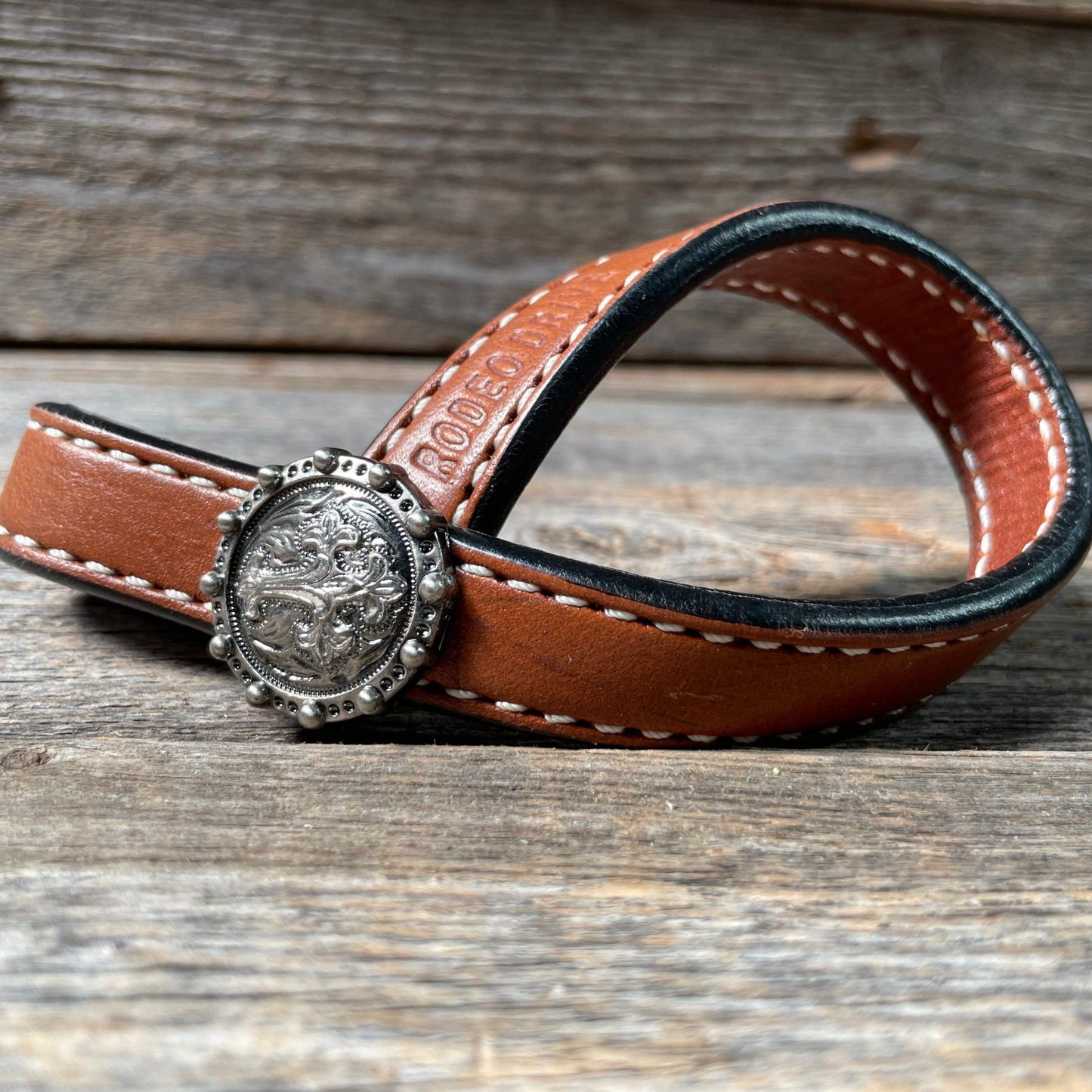 Western Medium Oil Rustic Tie Down Keepers