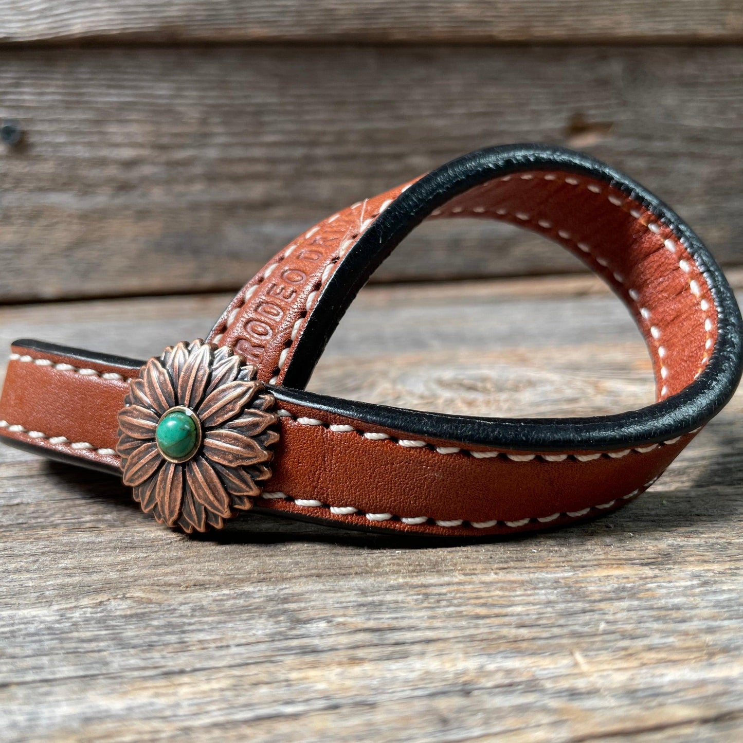 Western Medium Oil Rustic Tie Down Keepers