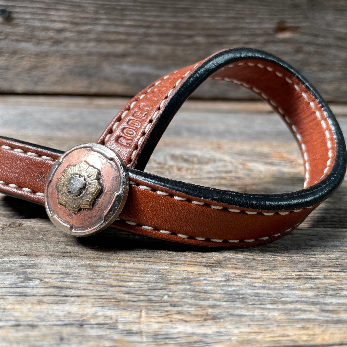 Western Medium Oil Rustic Tie Down Keepers