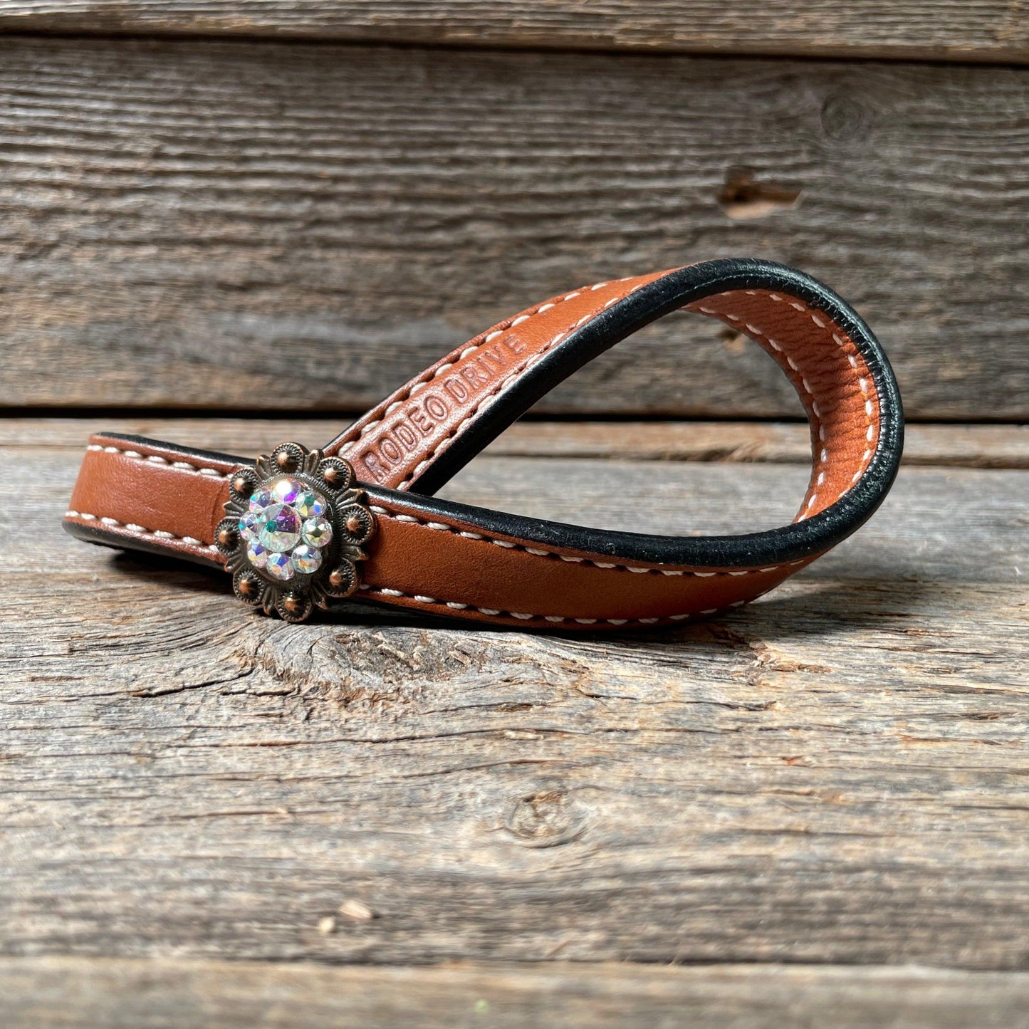 Crystal Medium Oil Rustic Tie Down Keepers