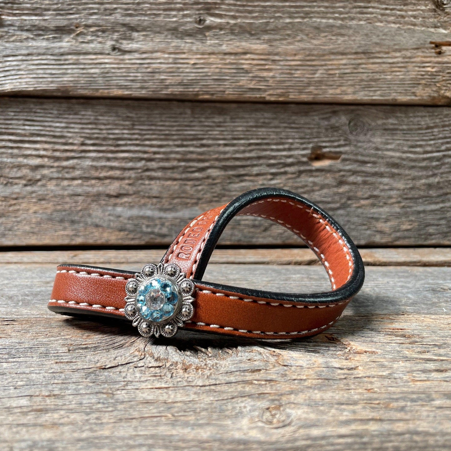 Crystal Medium Oil Rustic Tie Down Keepers