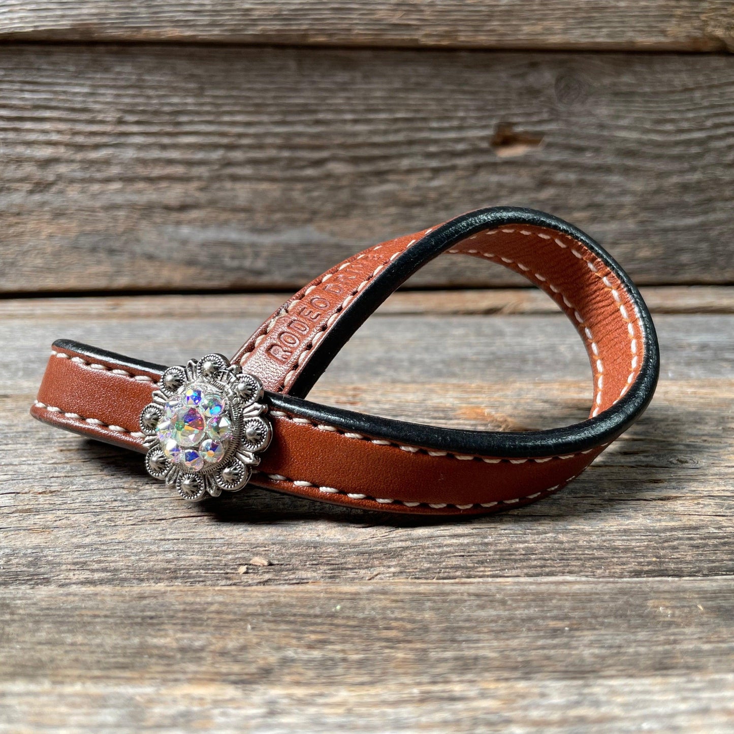 Crystal Medium Oil Rustic Tie Down Keepers