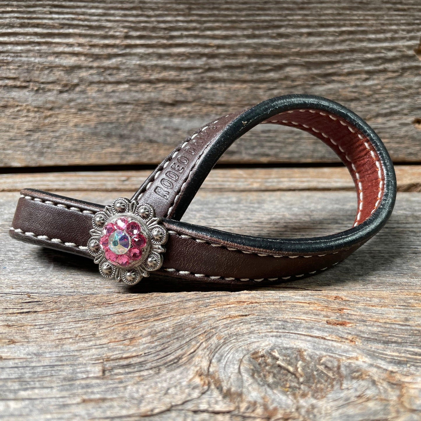 Crystal Dark Oil Rustic Tie Down Keepers