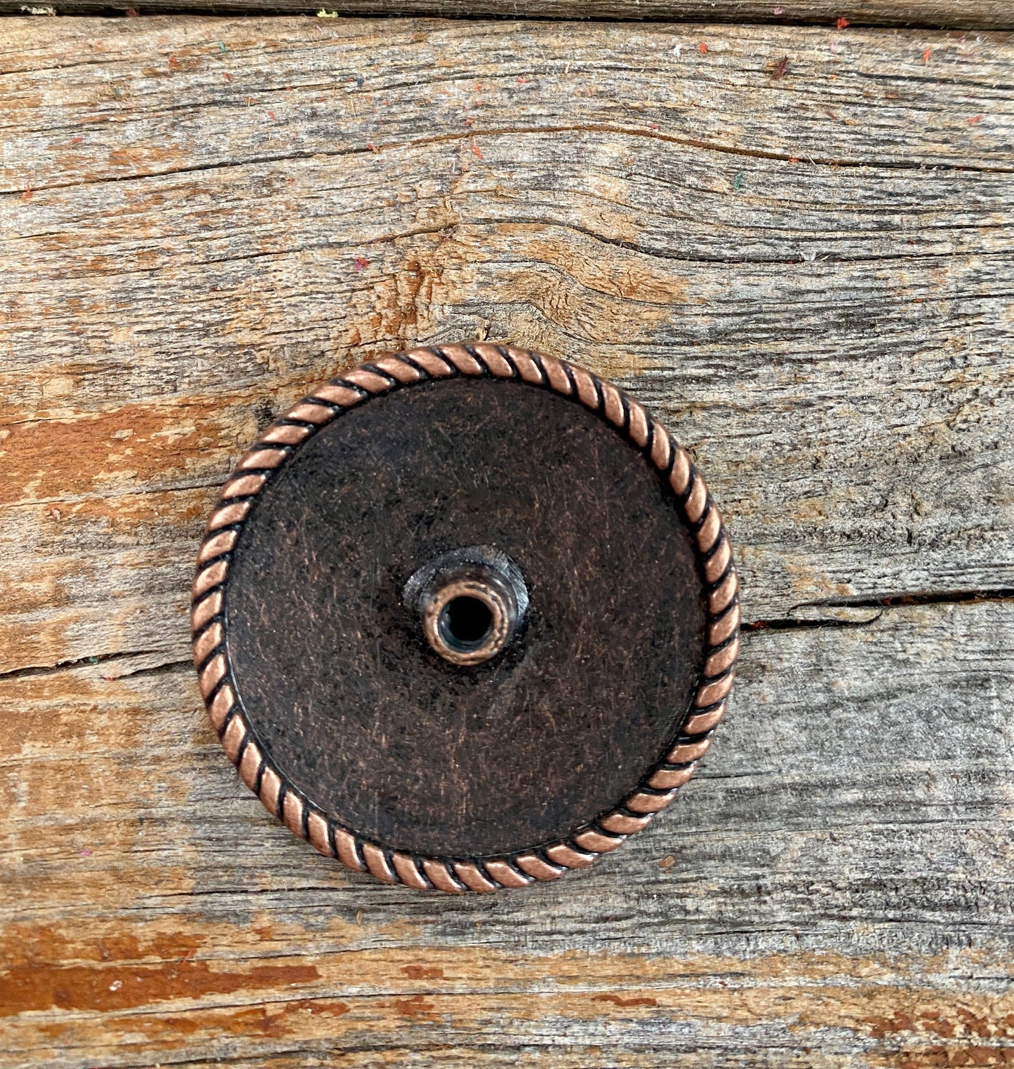 Copper Native American Rope Edge Concho 1.5" W166L