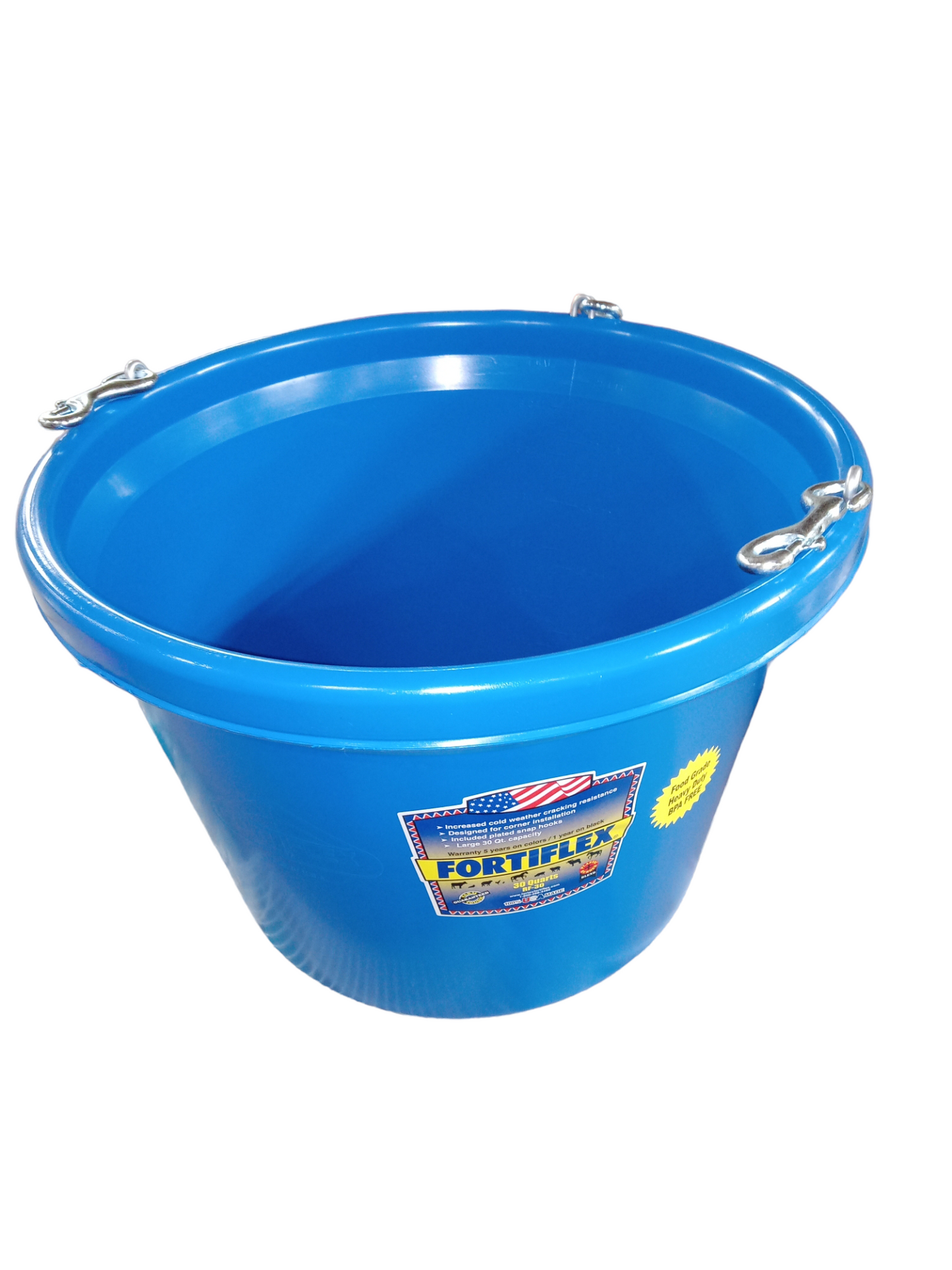 FEEDER/TUB, ROUND BLUE, 30 QT