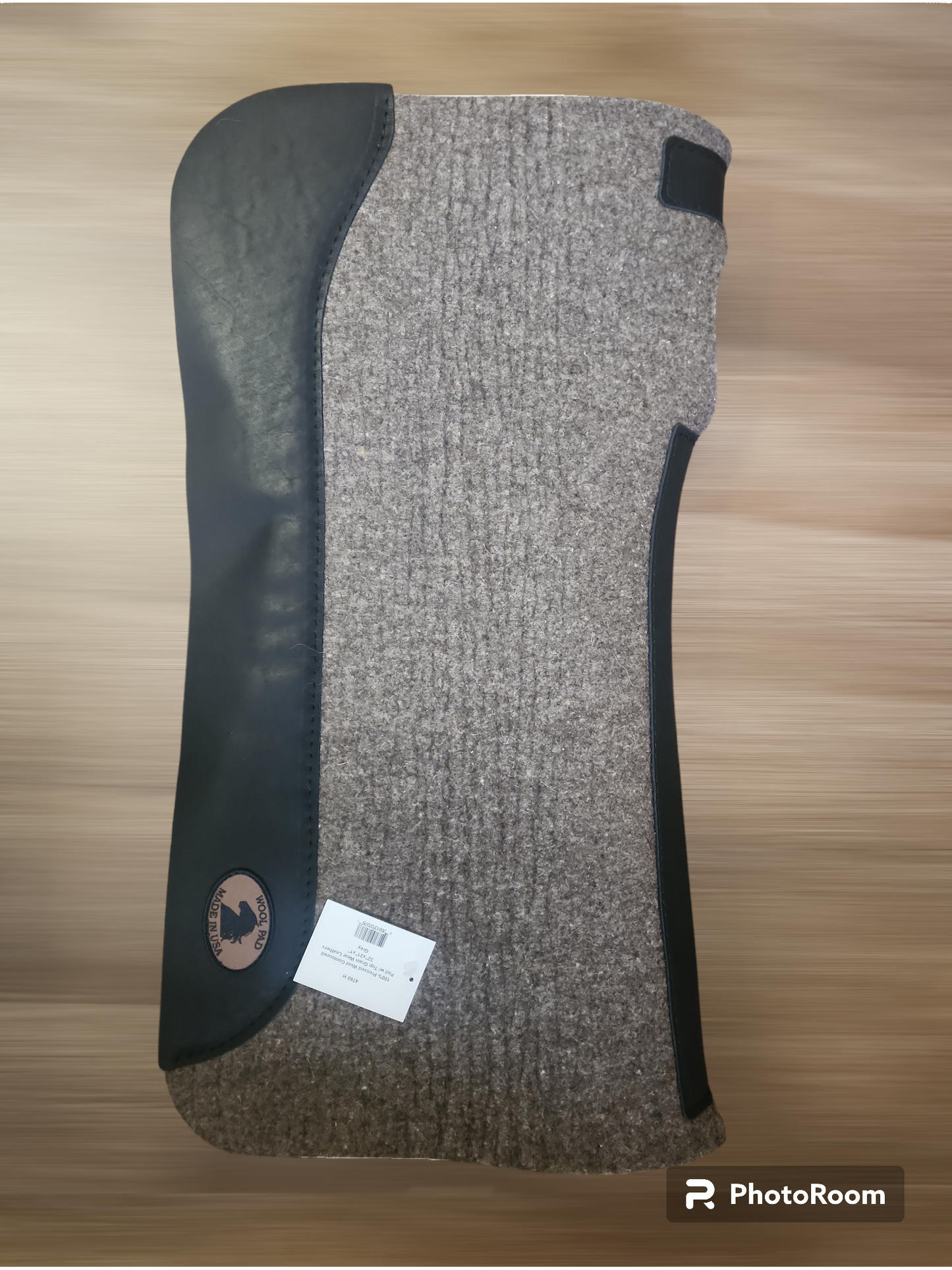 100% Grey Pressed Wool 32x31x1