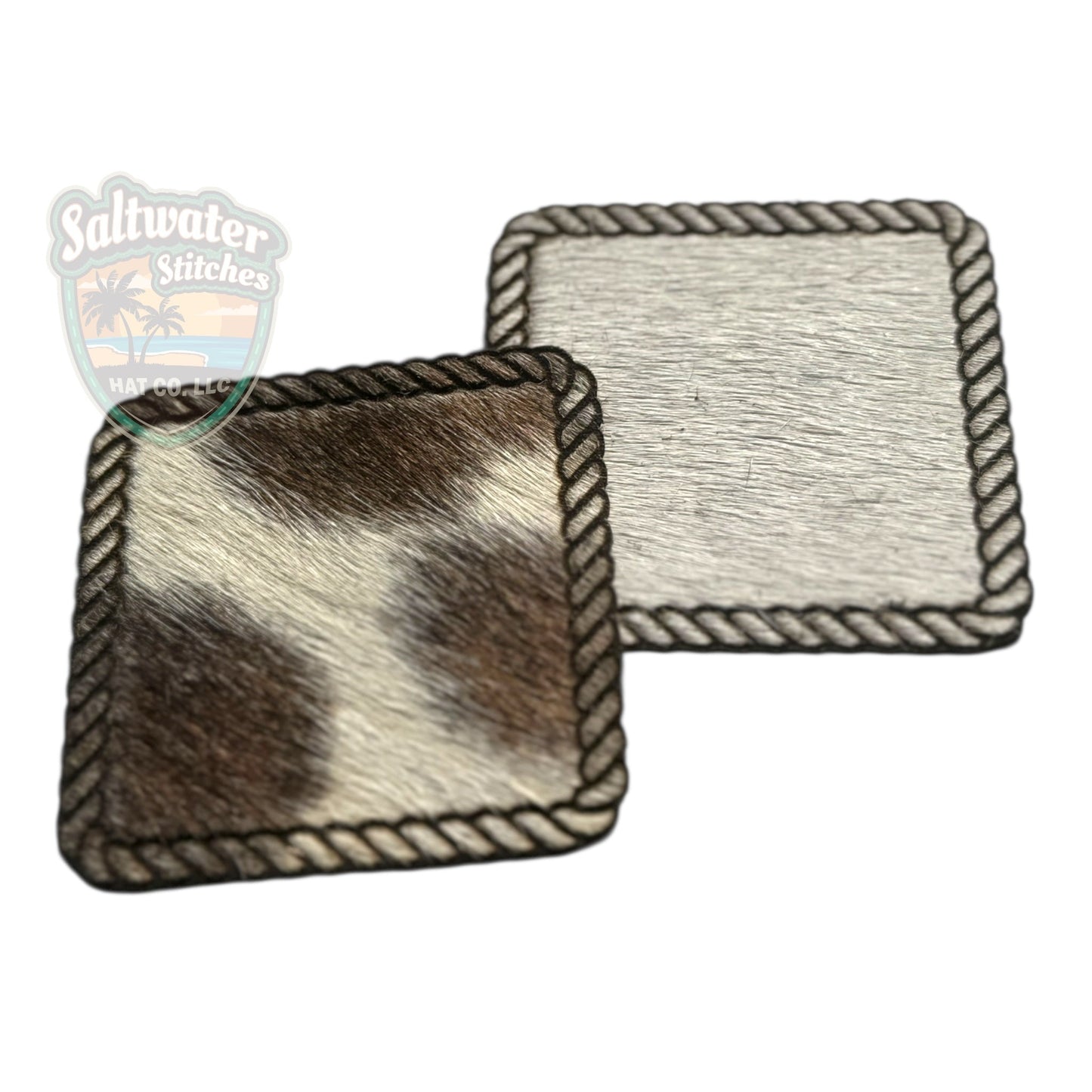 COLLECTIVE-Cowhide square rope border