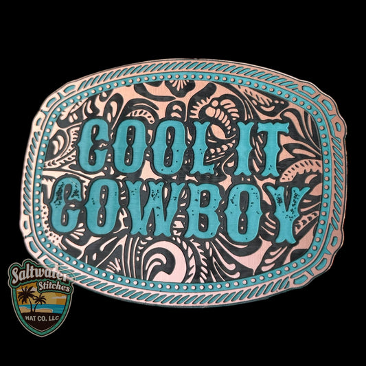 Cool It Cowboy trilayer acrylic