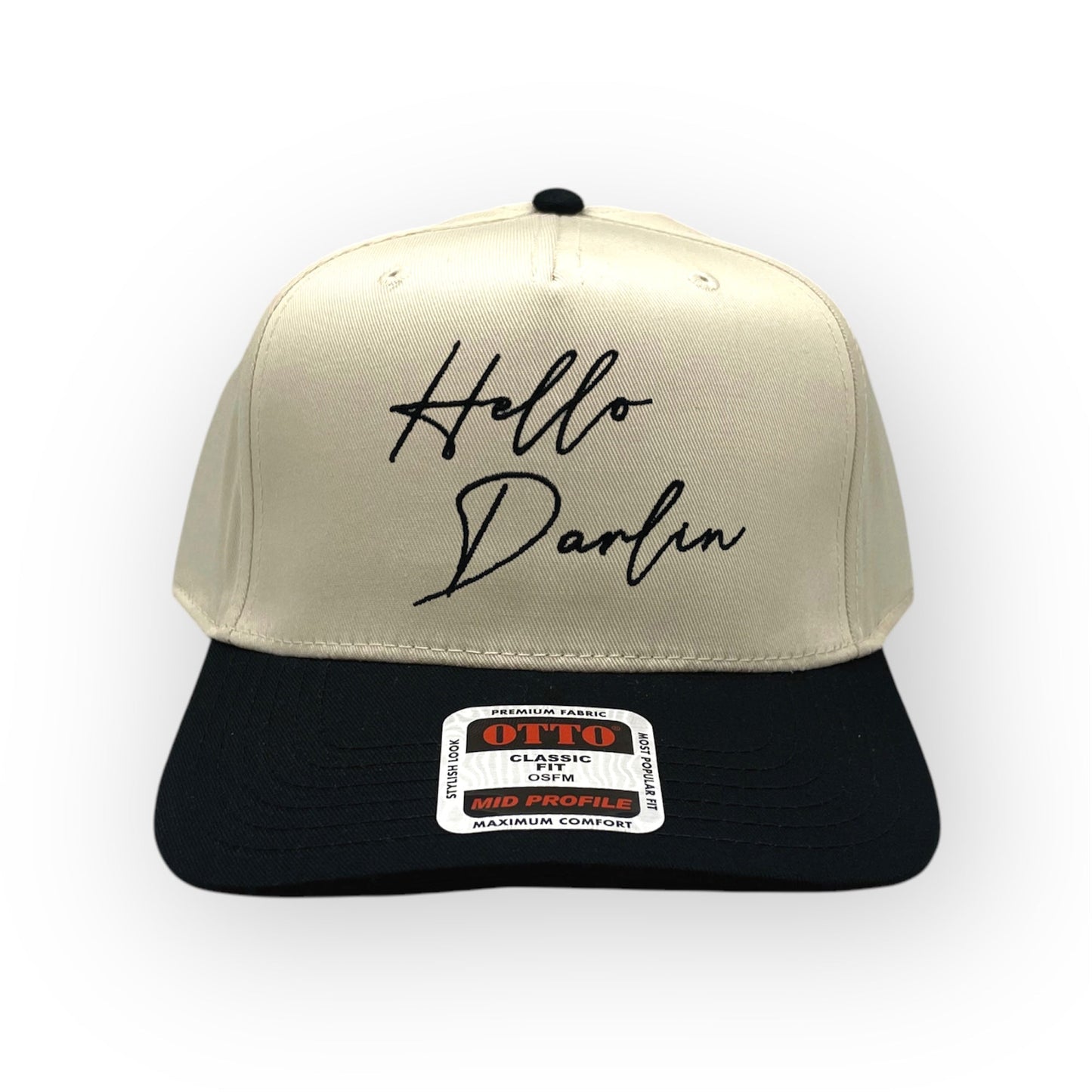 Hello Darlin' Embroidery Hat - Otto Cap