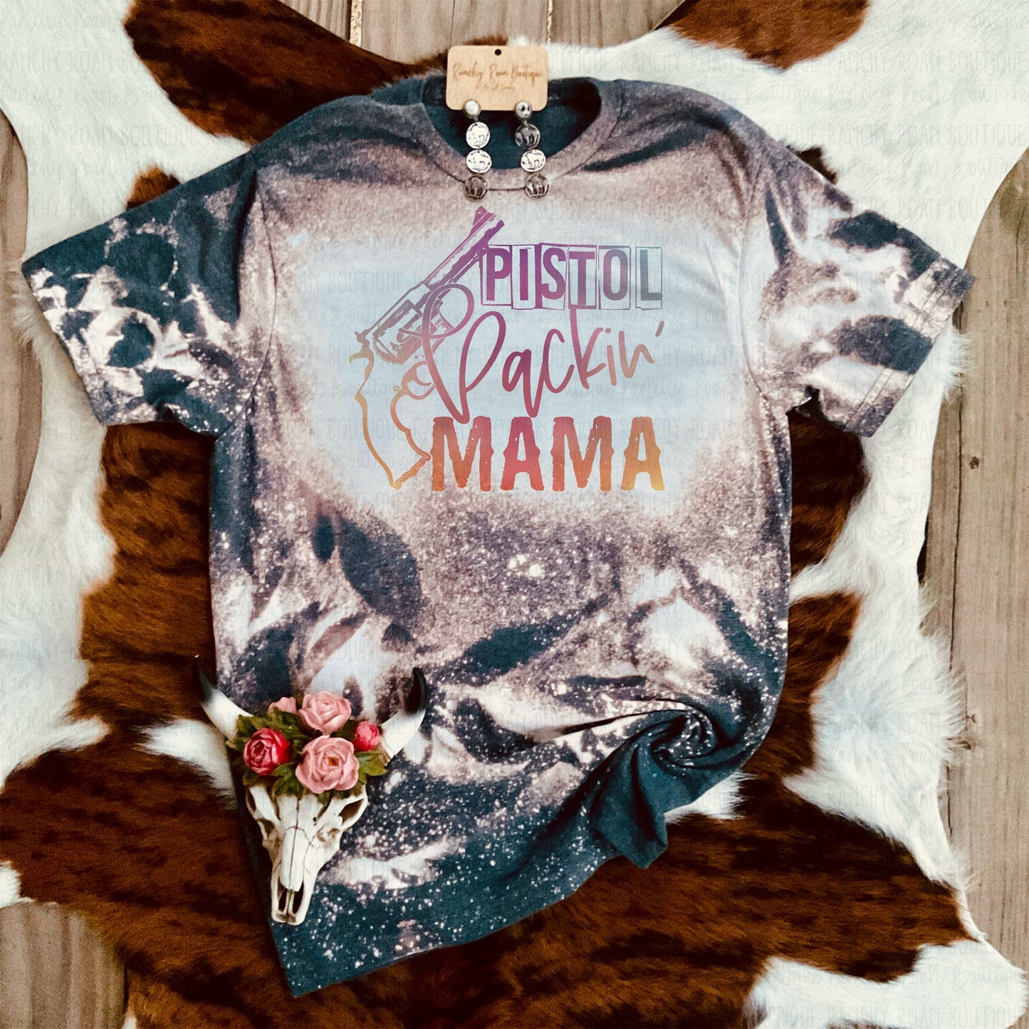 Pistol Packin’ Mama Unisex Crew T-shirt – Western Graphic
