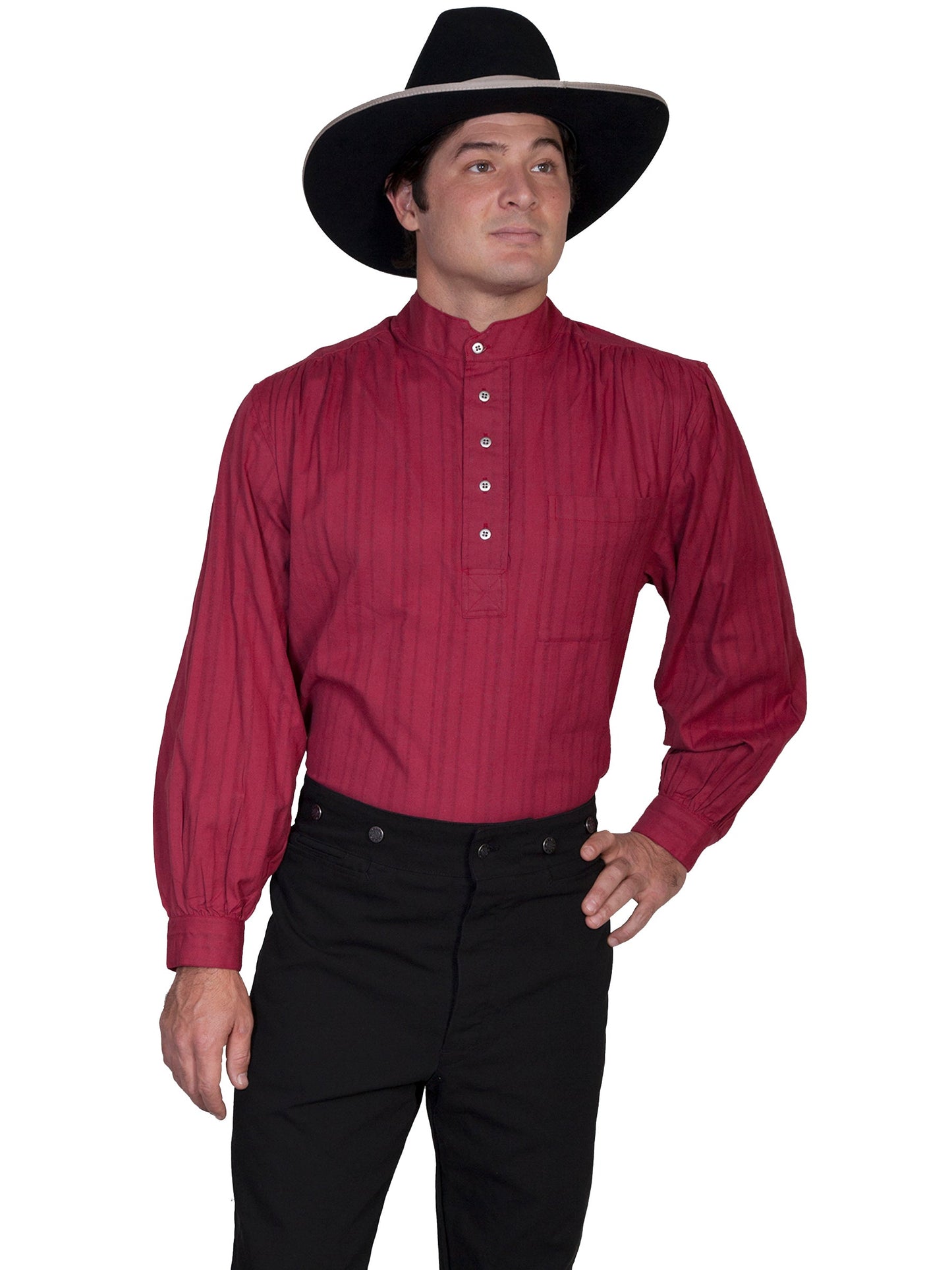 Tonal Dobby Stripe Shirt - RW015X