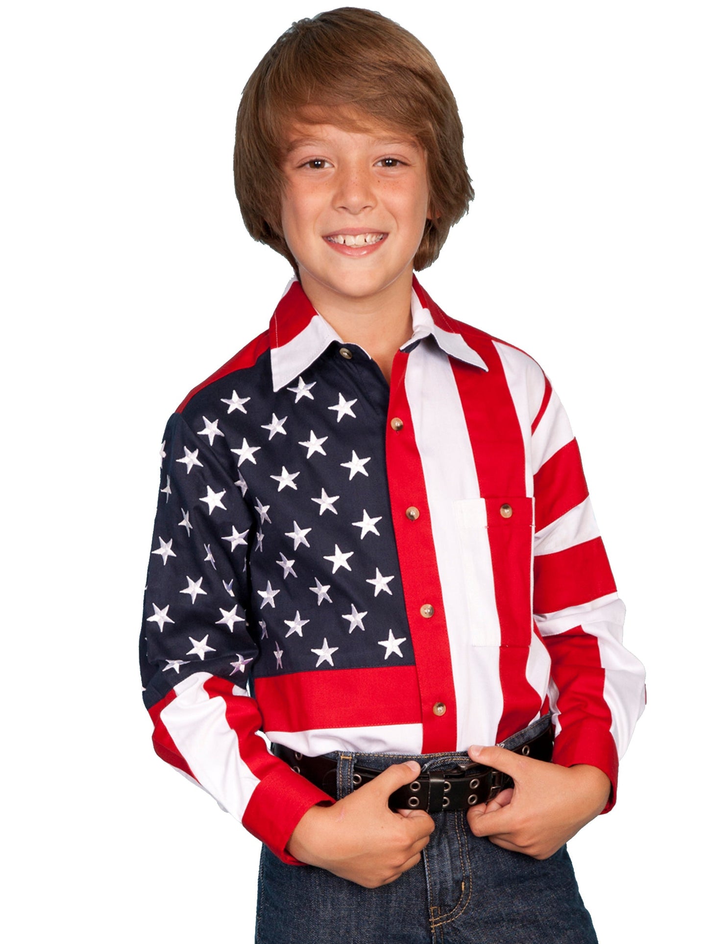 Kids Star/flag Shirt - RW029K