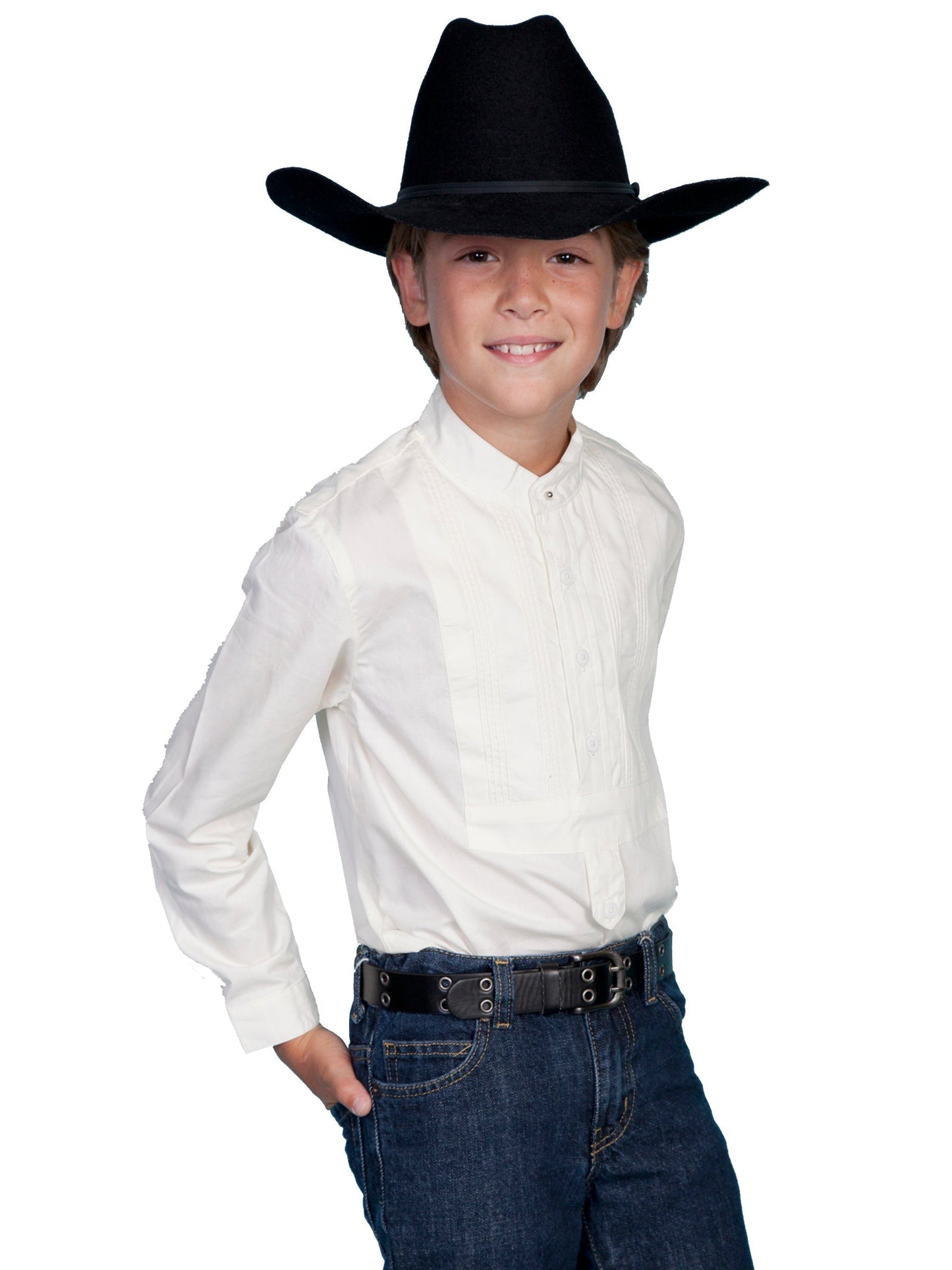 Kids Tuxedo Front Shirt - RW032K