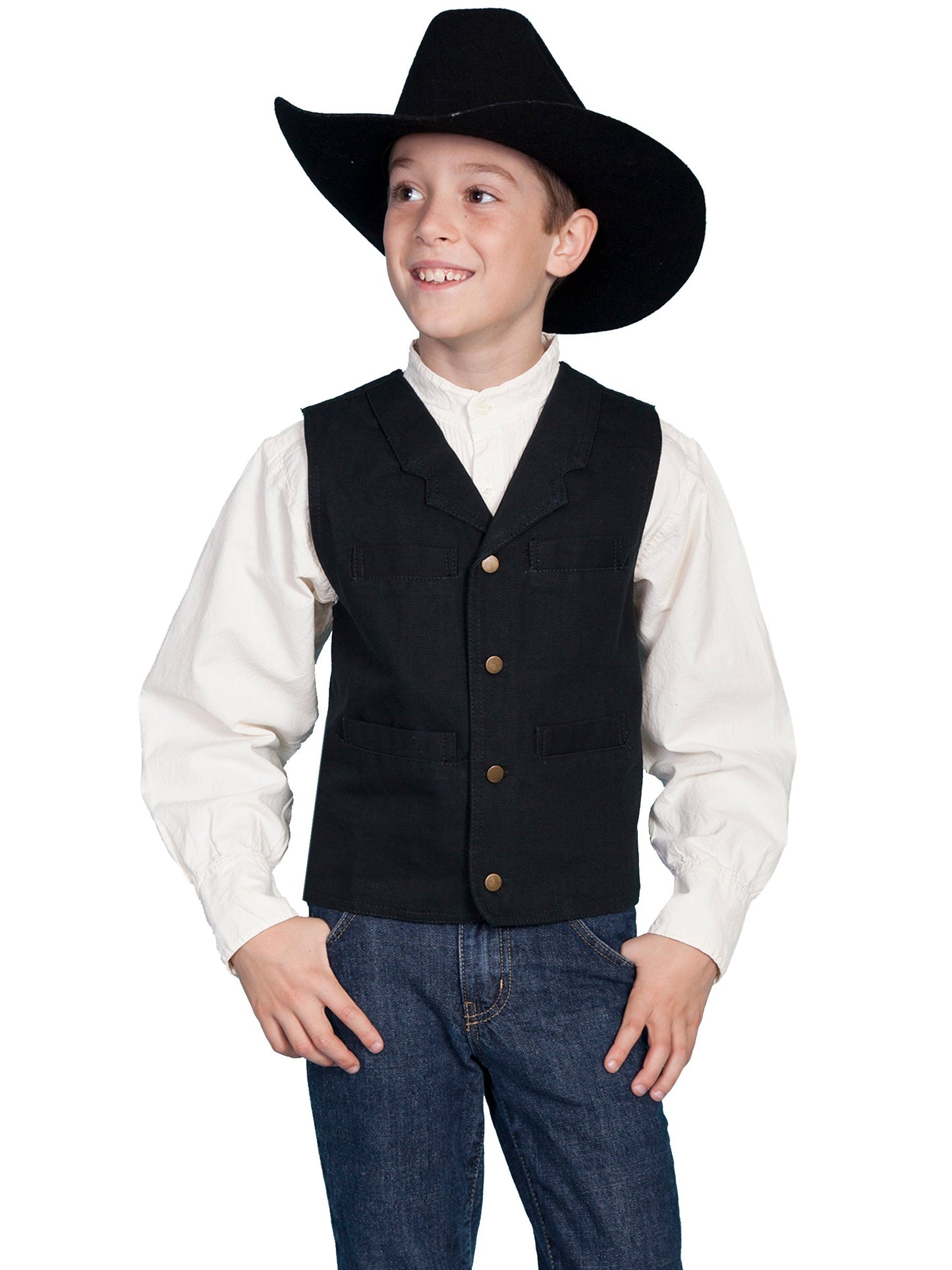 Kids Canvas Vest - RW041K