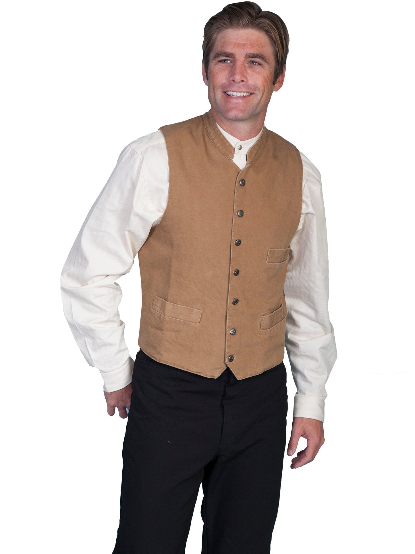 Standup Round Collar Vest - RW149X