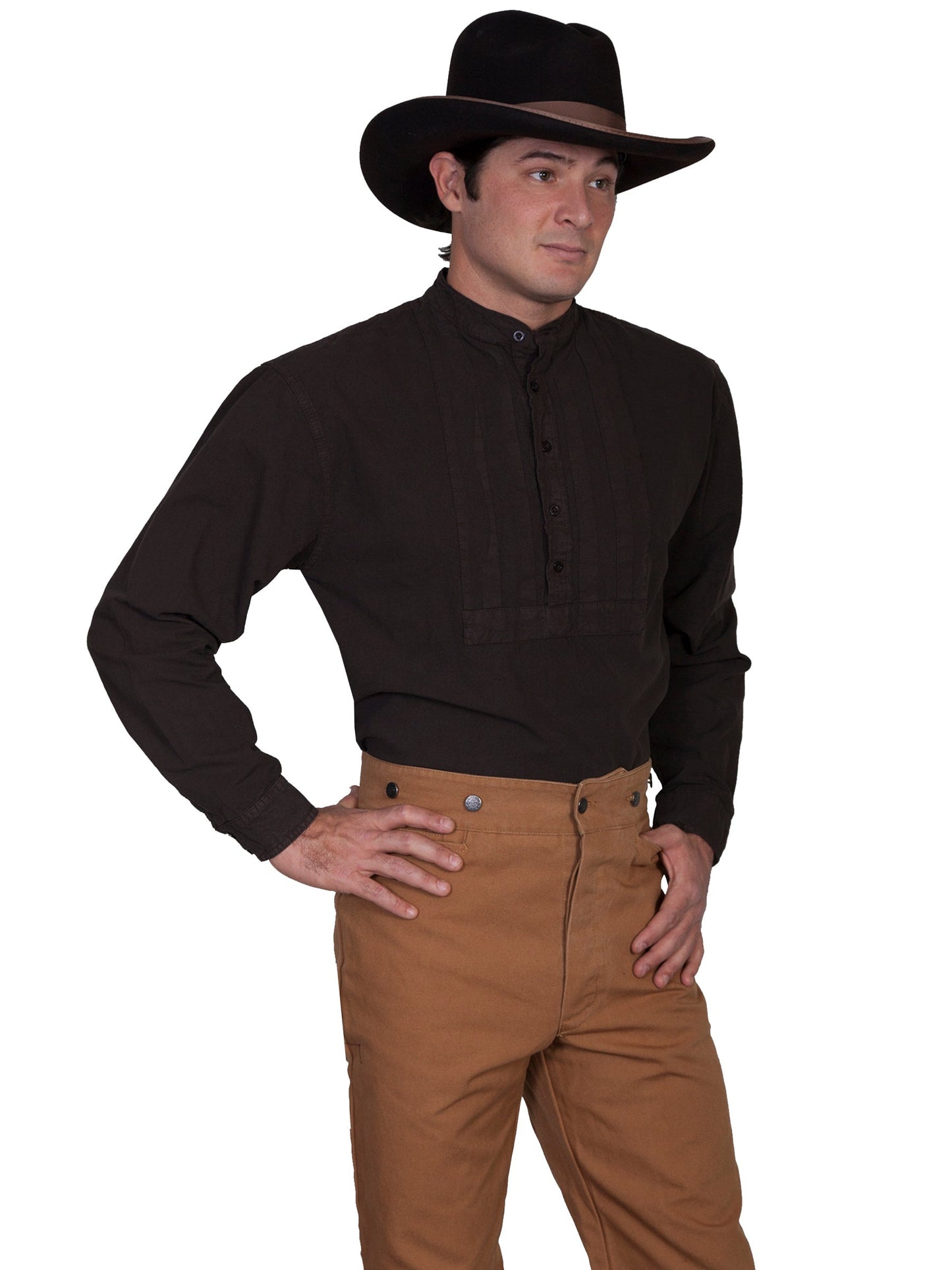 Pleated Bib Shirt - RW218X