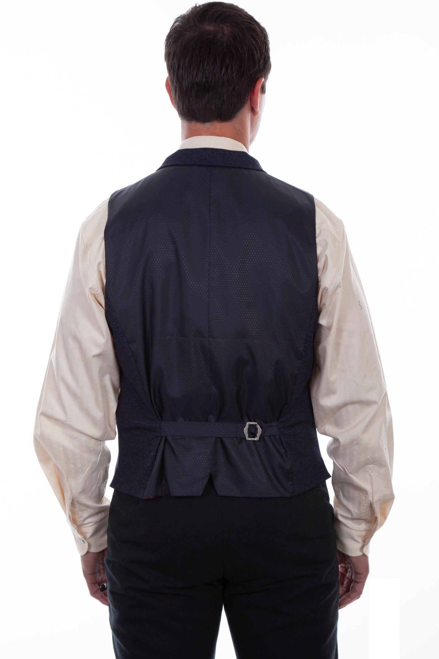 Solid 4 Pocket Vest W/piping Pointbt - RW313X