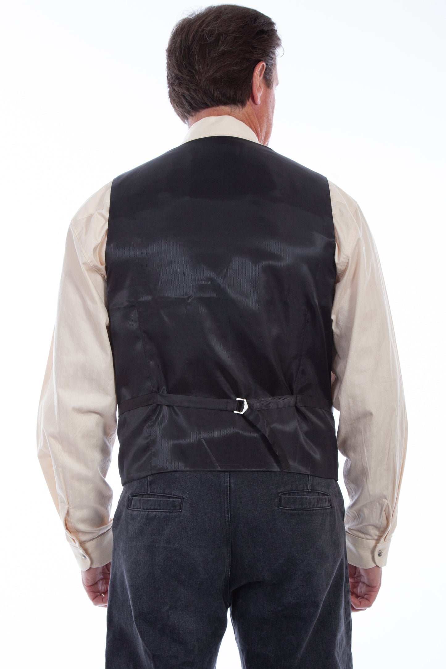 Mini Herringbone Double Breasted Ves - RW316