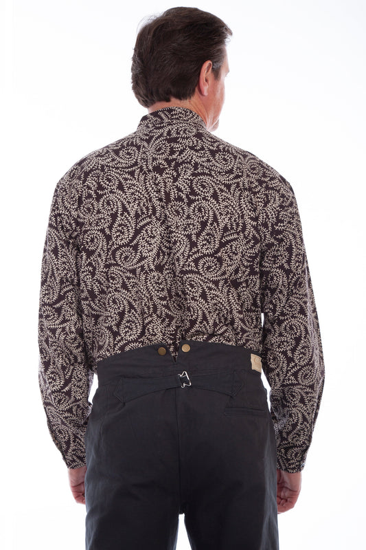 Paisley Button Front Shirt - RW327
