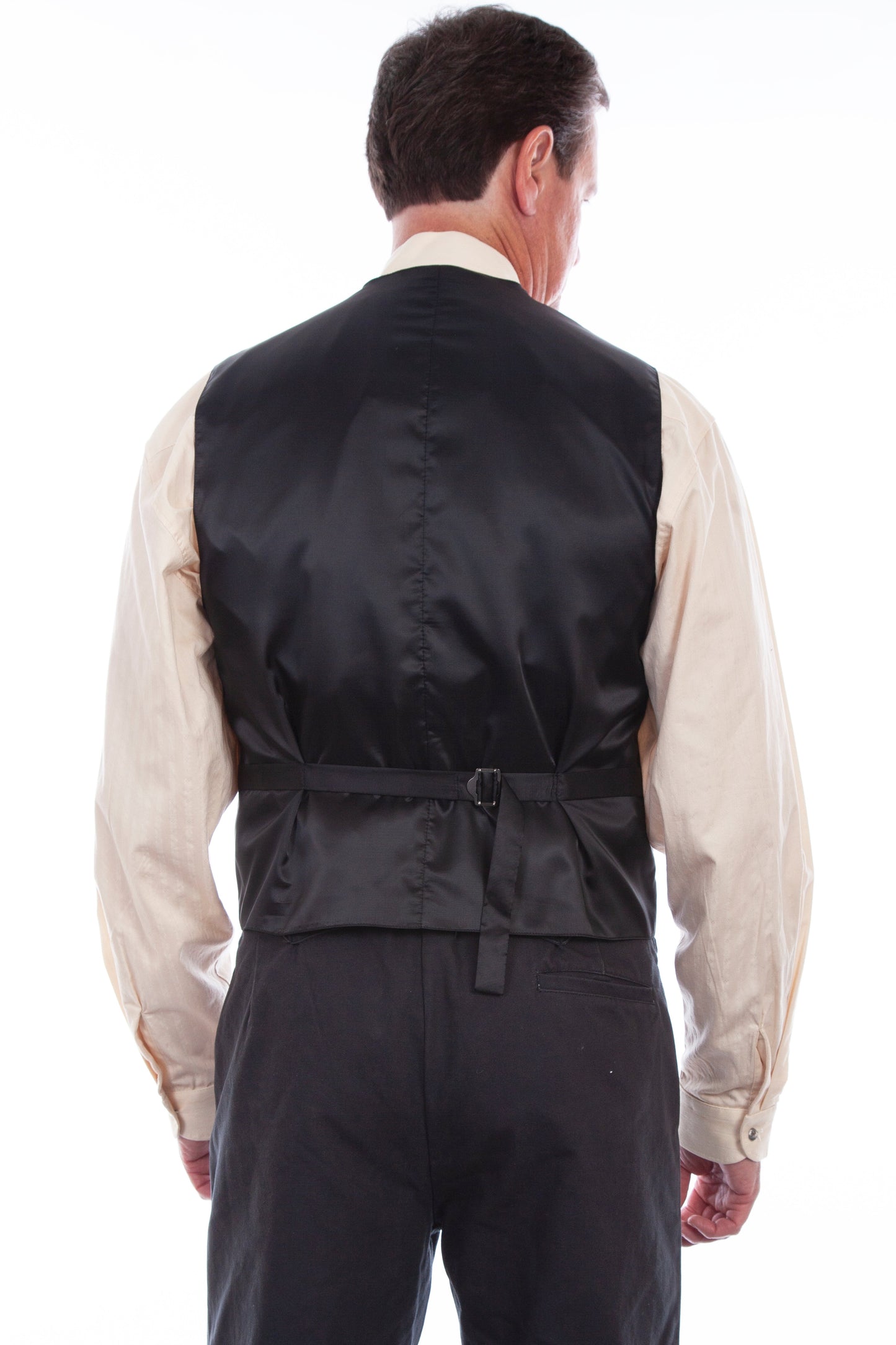 Silk Single Breasted Vest - RW344