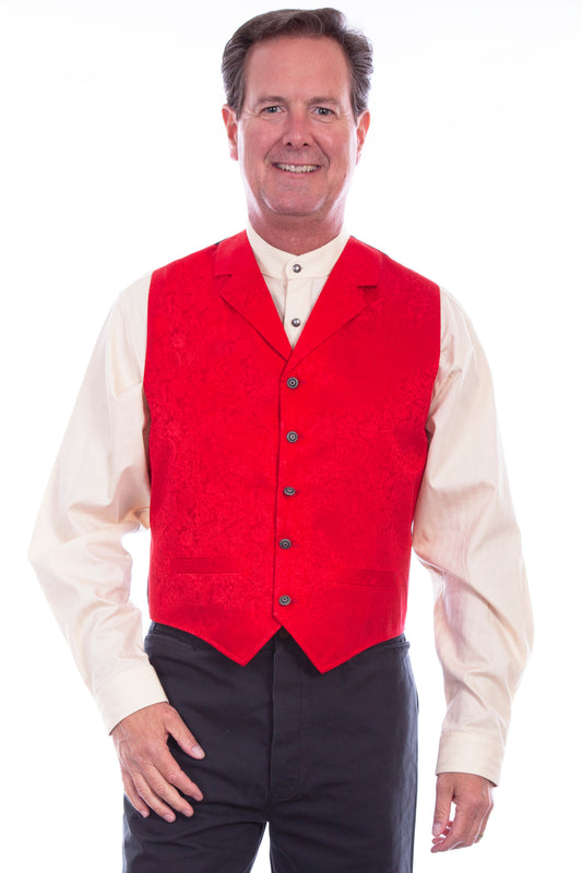 Silk Single Breasted Vest - RW344